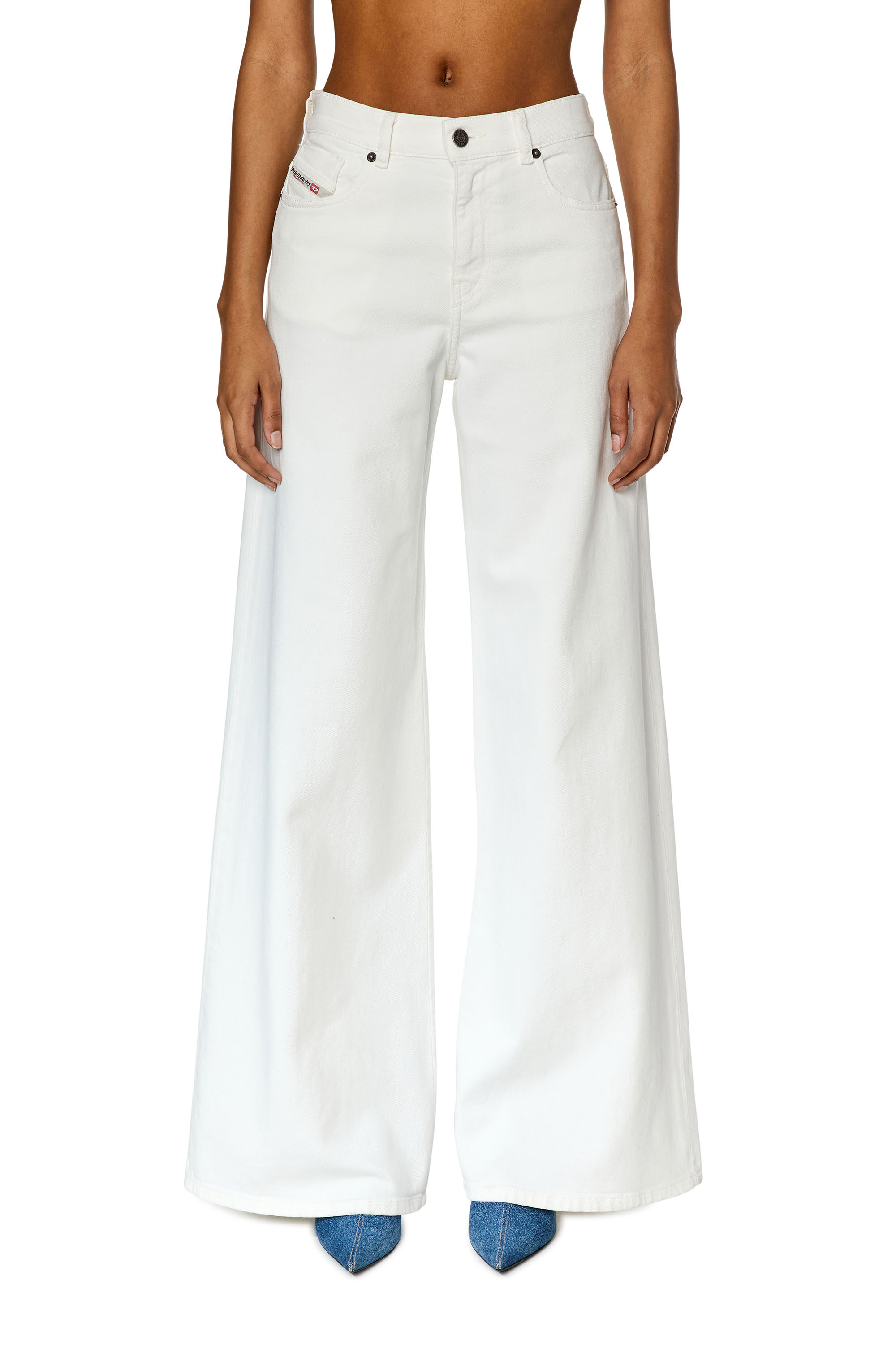 Diesel - Bootcut and Flare Jeans - 1978 D-Akemi - Jeans - Woman - White