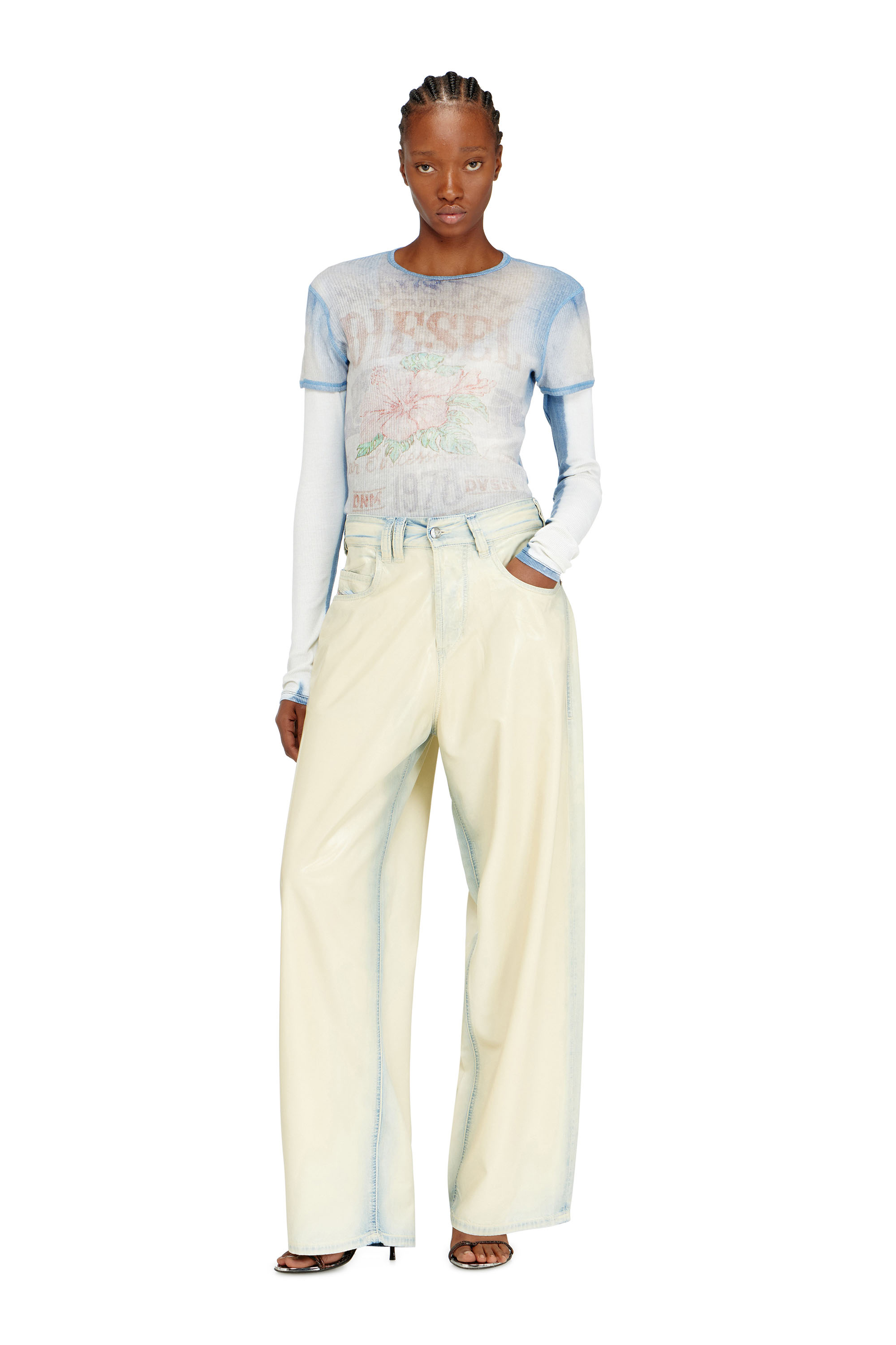 Diesel - Unisex's Relaxed Jeans 1997 D-Enim-M 068WD, Light Blue - 5