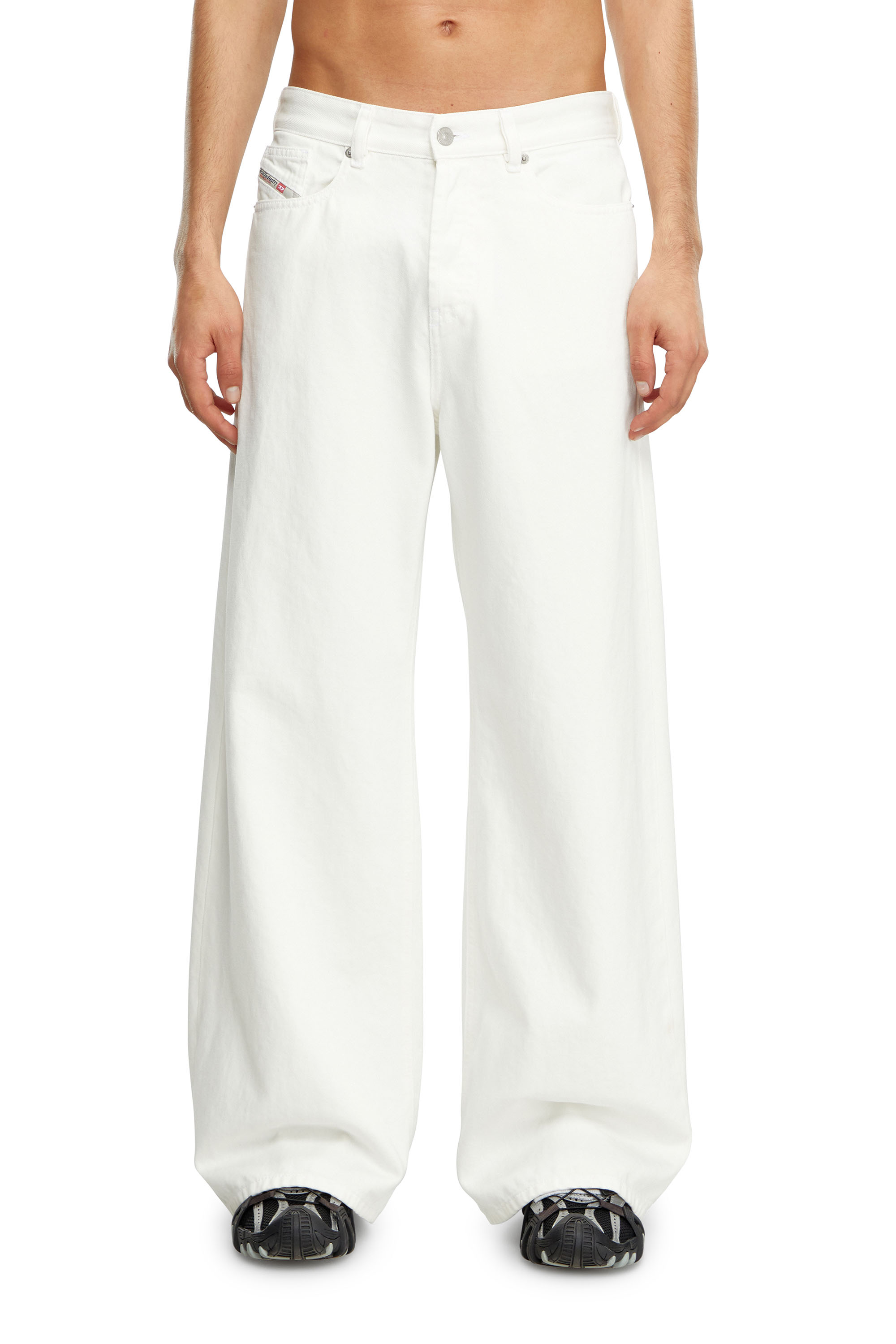 Diesel - Woman's Relaxed Jeans 1996 D-Sire 09I41, White - 2