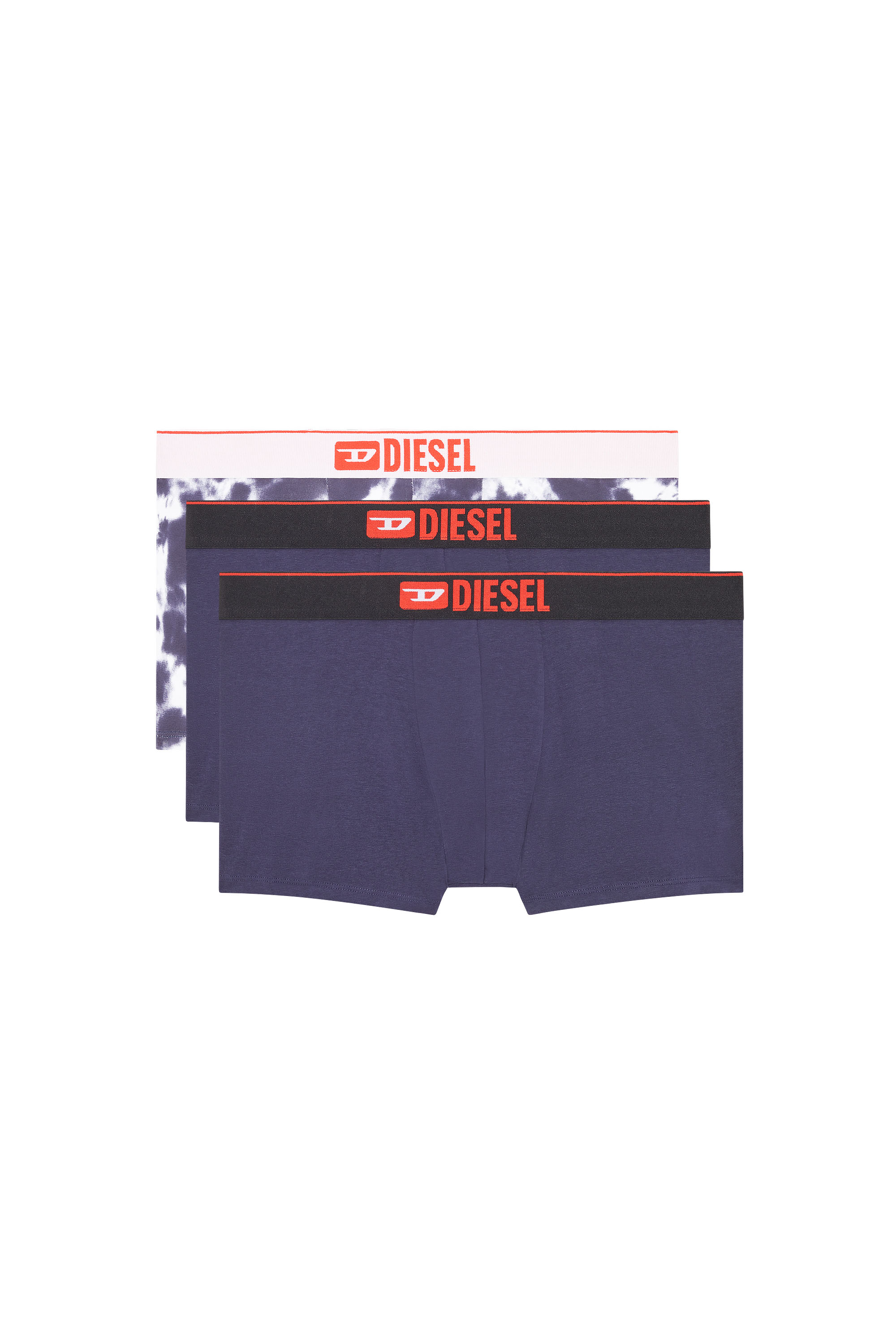 Diesel - Set di tre boxer lunghi con stampa tie-dye - Boxer - Uomo - Multicolor