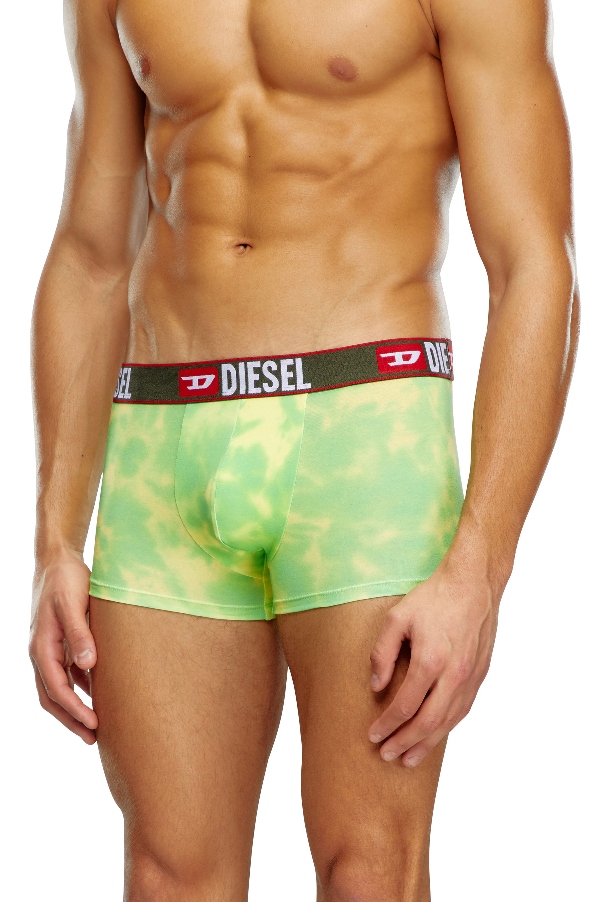 Diesel - Pack de tres calzoncillos bóxer lisos y tie-dye - Boxers - Hombre - Multicolor