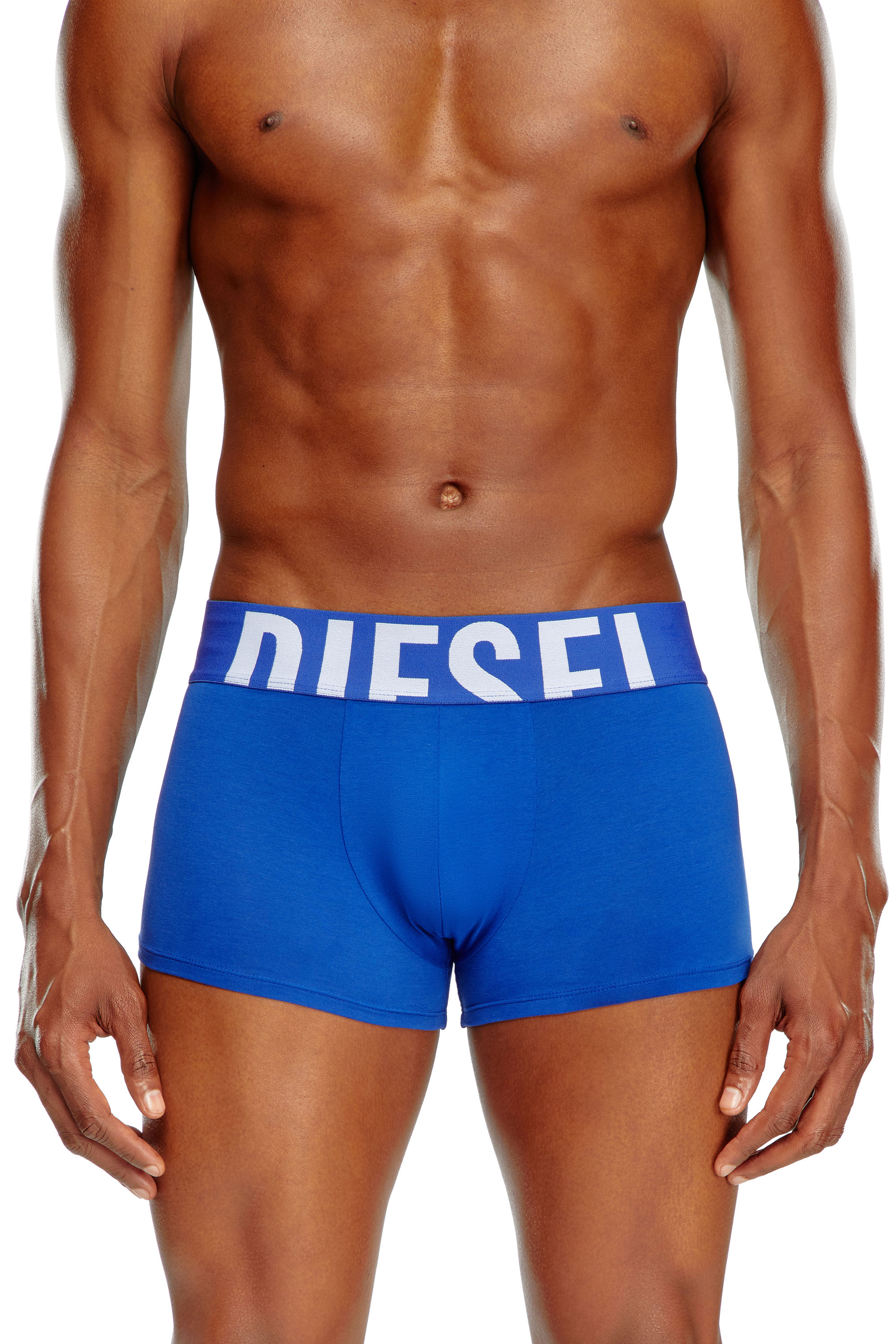 Shop Diesel 3-pack Of Boxer Briefs With Cut-off Logo In Multicolor