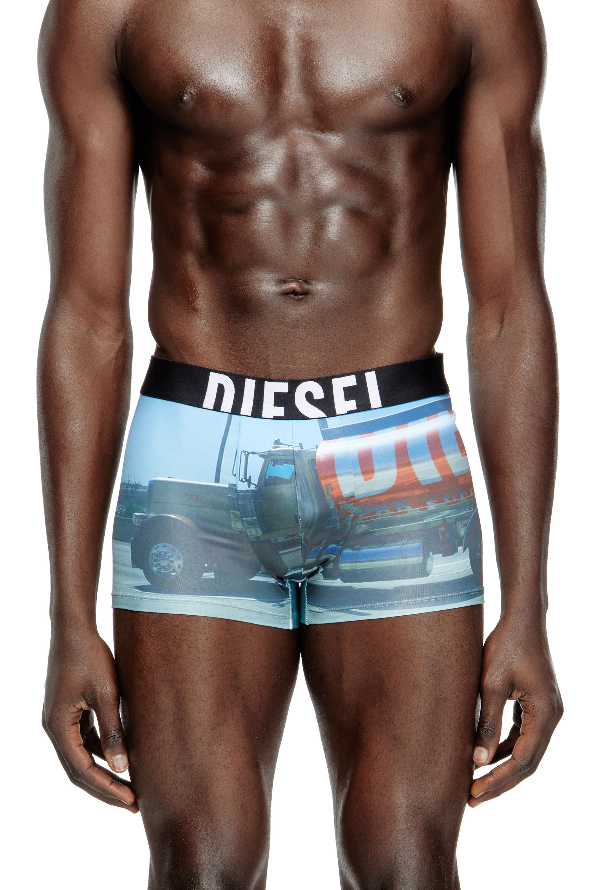 Diesel - Boxer briefs with Pop print - Trunks - Man - Blue