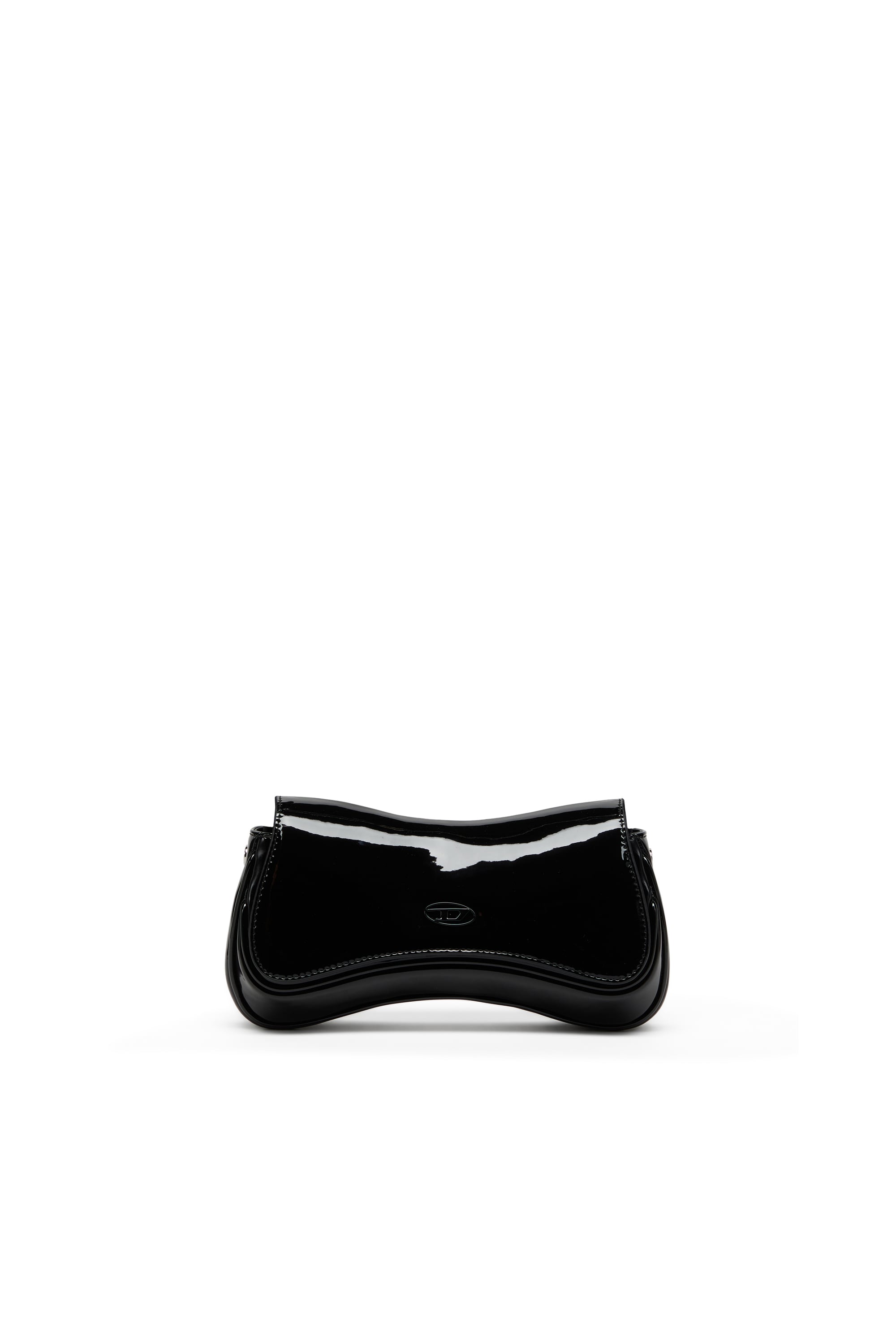 Diesel - Play-Clutch in glossy PU - Clutches - Woman - Black