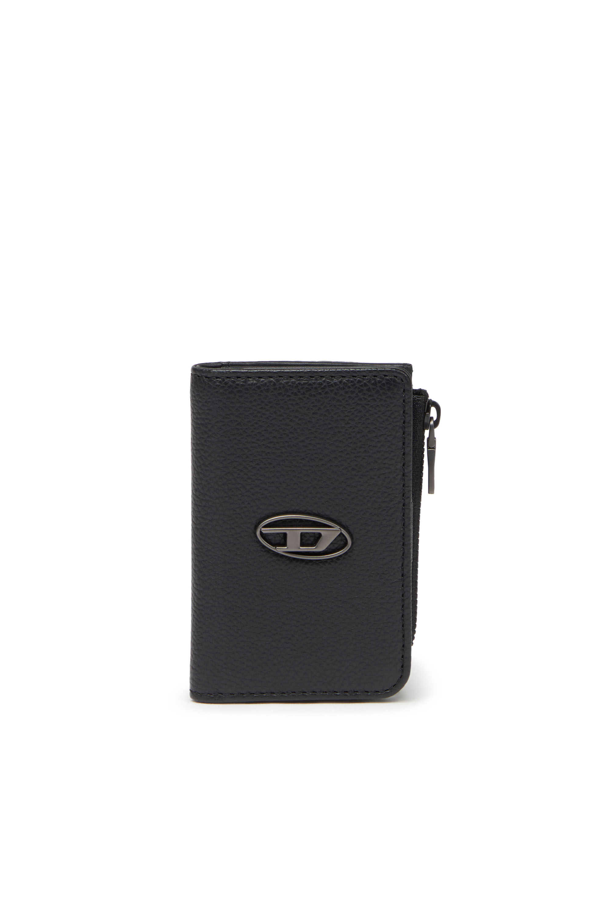 Diesel - Key case in grained leather - Small Wallets - Man - Black