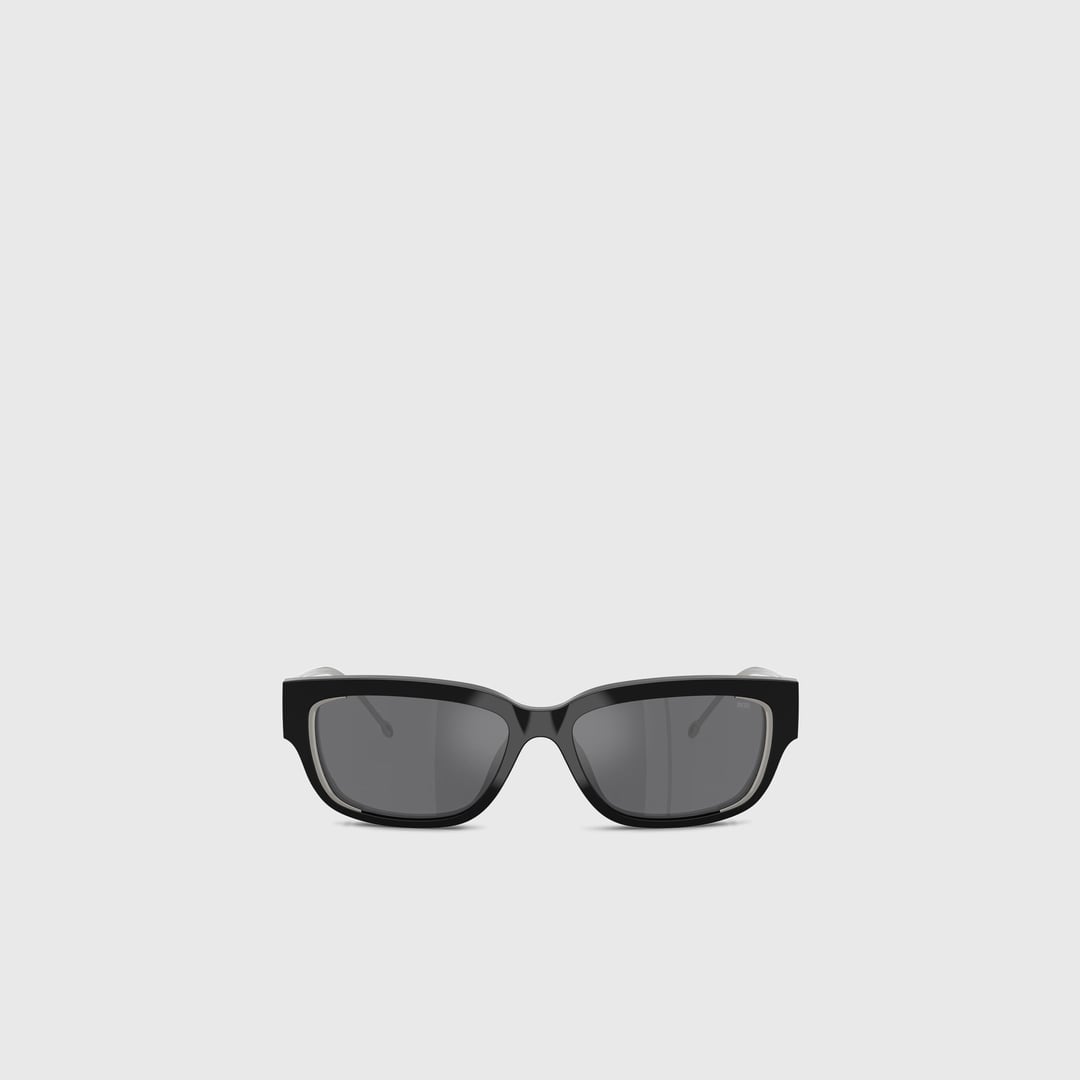 Diesel - Lunettes de soleil rectangulaires - Lunettes de soleil - Mixte - Gris
