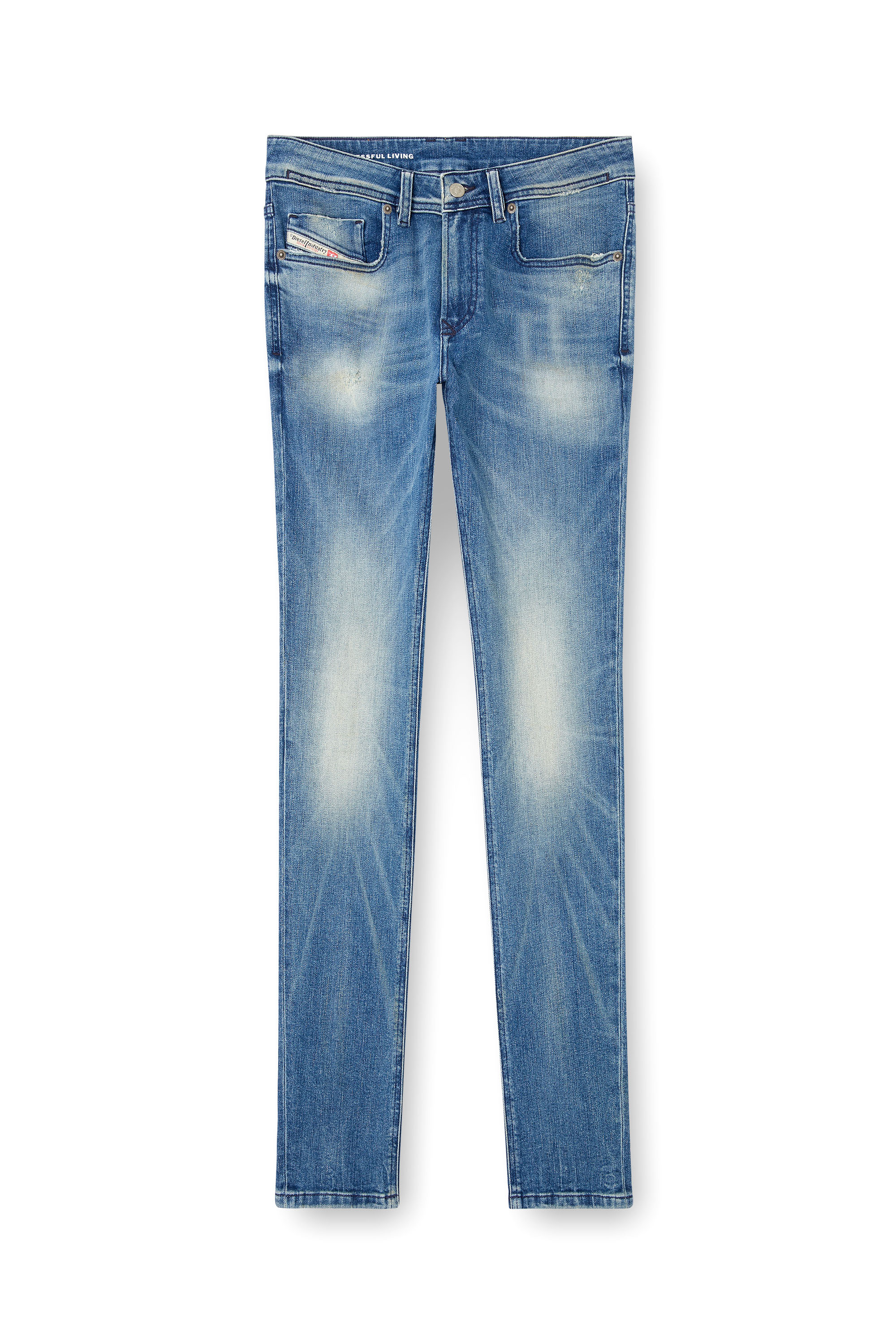 Diesel - Man's Skinny Jeans 1979 Sleenker 0DBDR, Medium blue - 3