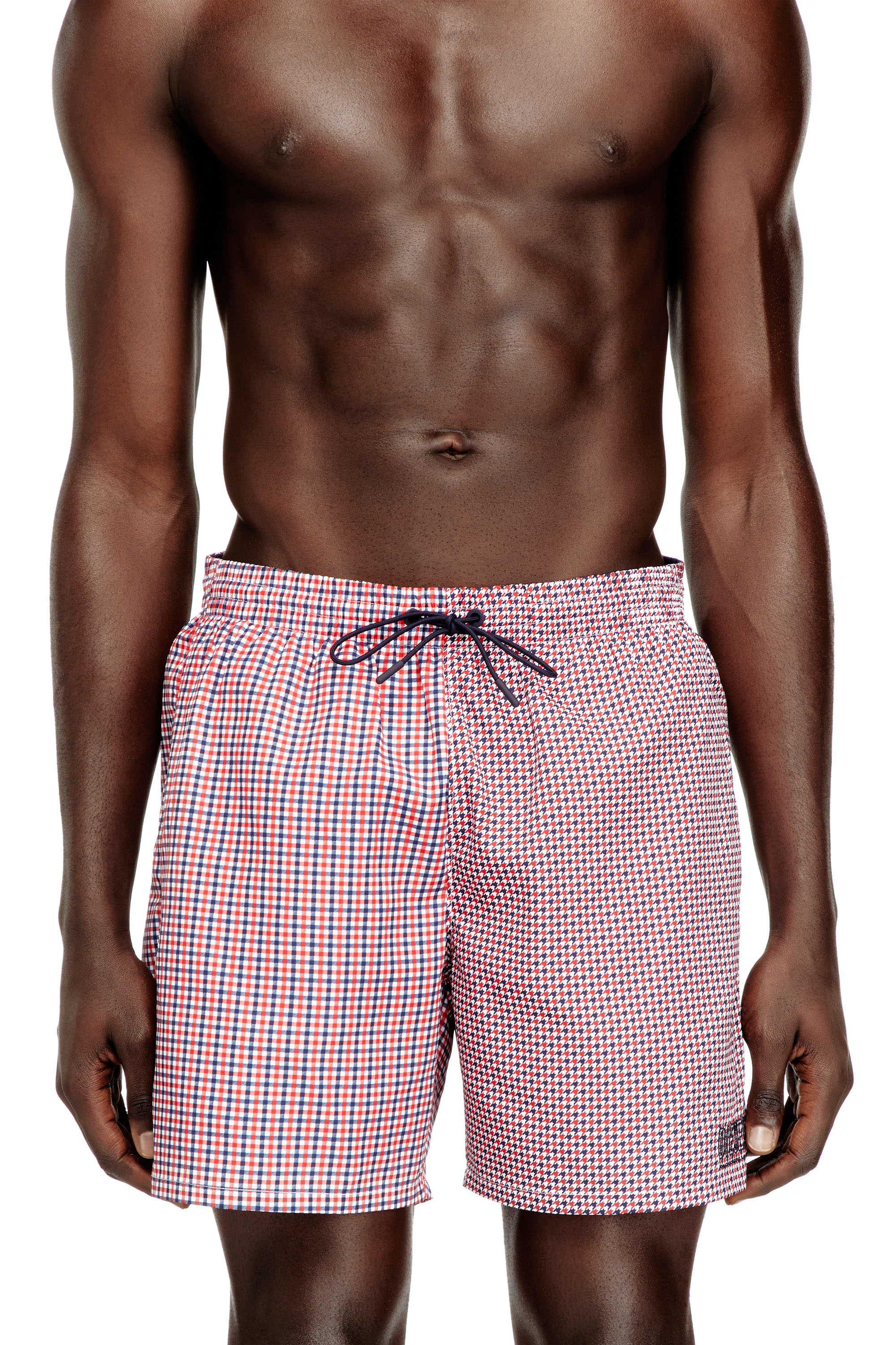 Diesel Mužský Multicolor - Swim Shorts With Mixed Patterns - Swim Shorts - Man Médium