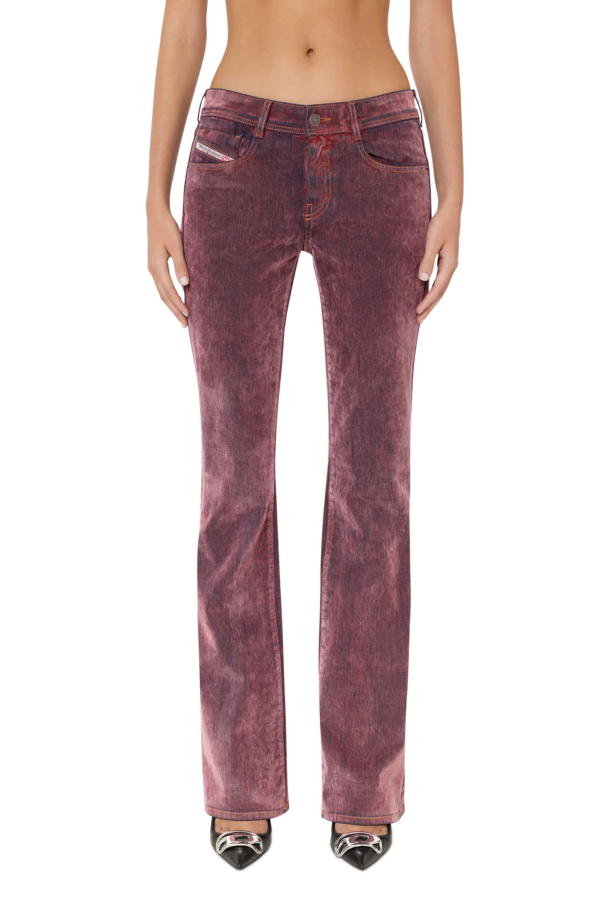 Diesel Bootcut And Flare Jeans In Pink