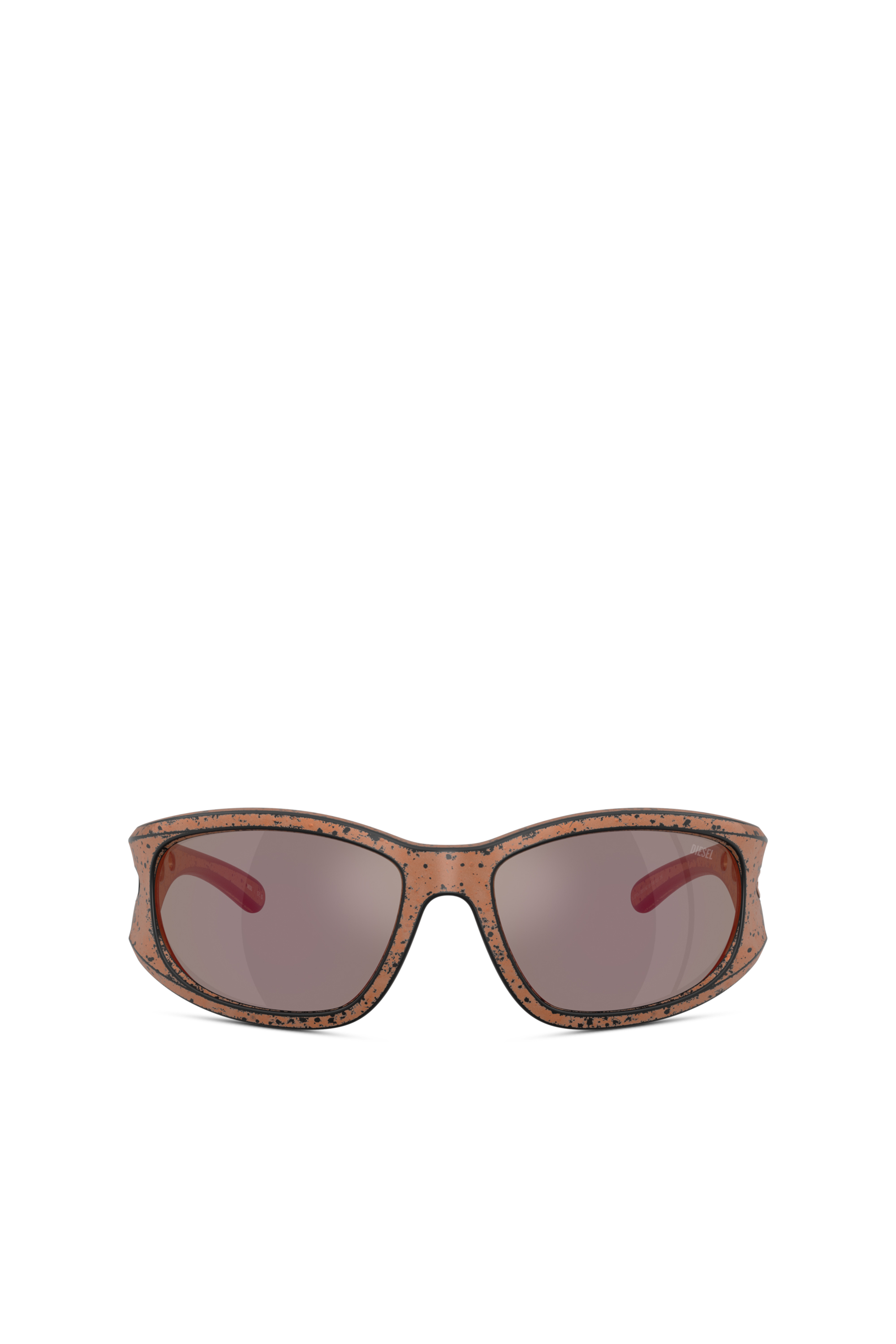 Diesel - 0DL3012U, Unisex's Rectangle sunglasses in Brown - 2