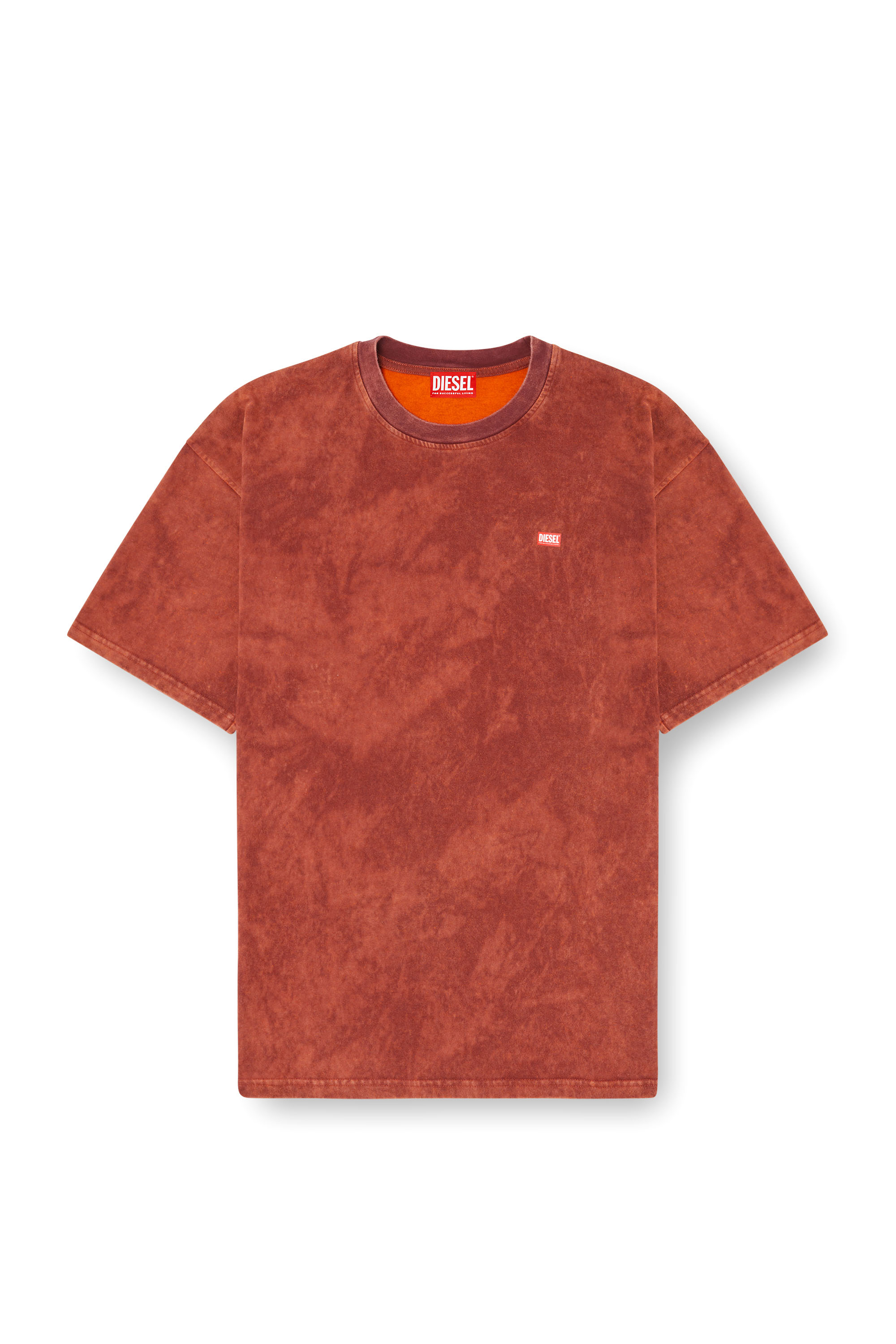 Diesel - T-BOXT-T4, Man's Jersey t-shirt with logo in Brown - 3