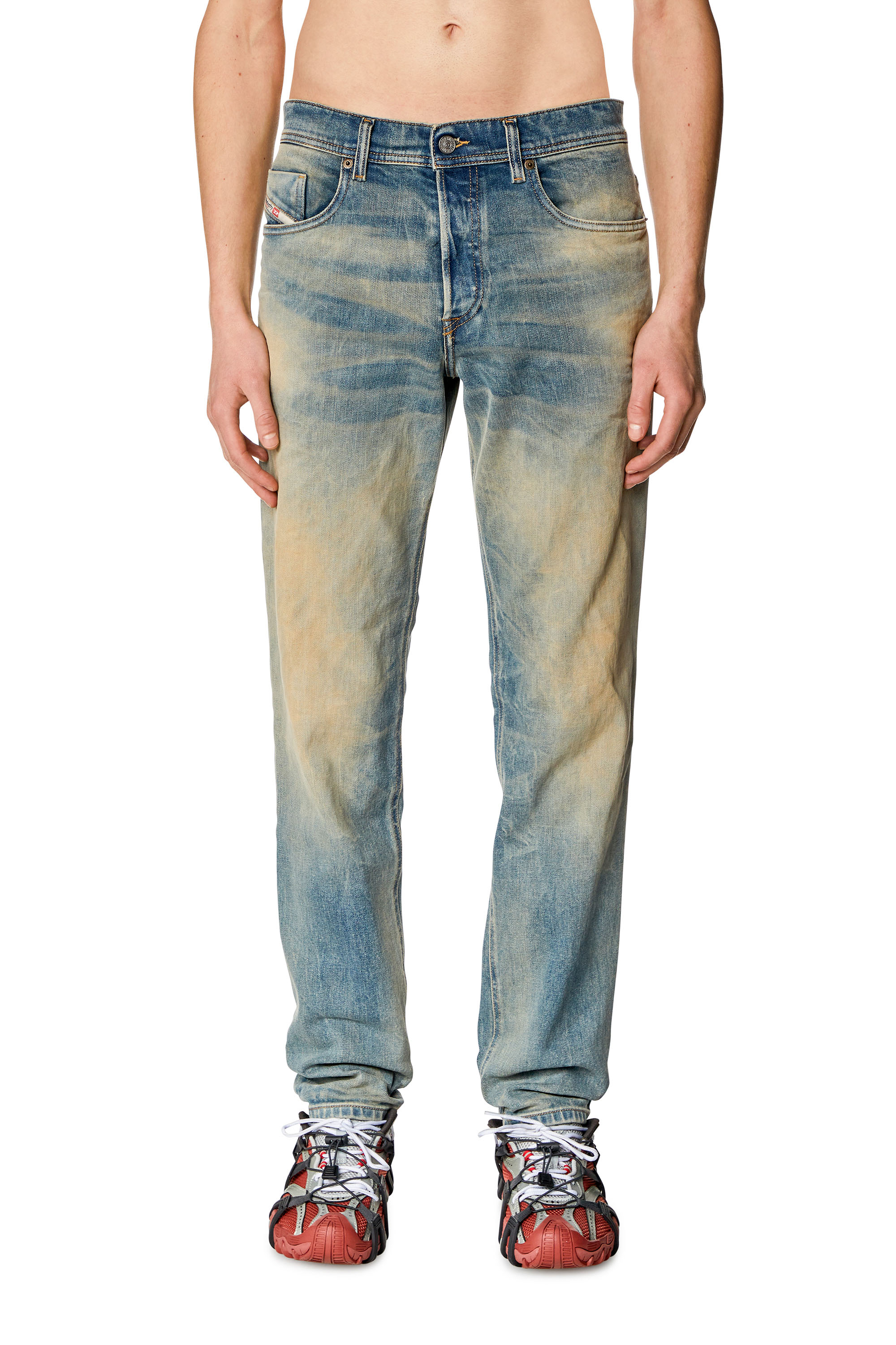 Diesel Tapered Jeans In Blu