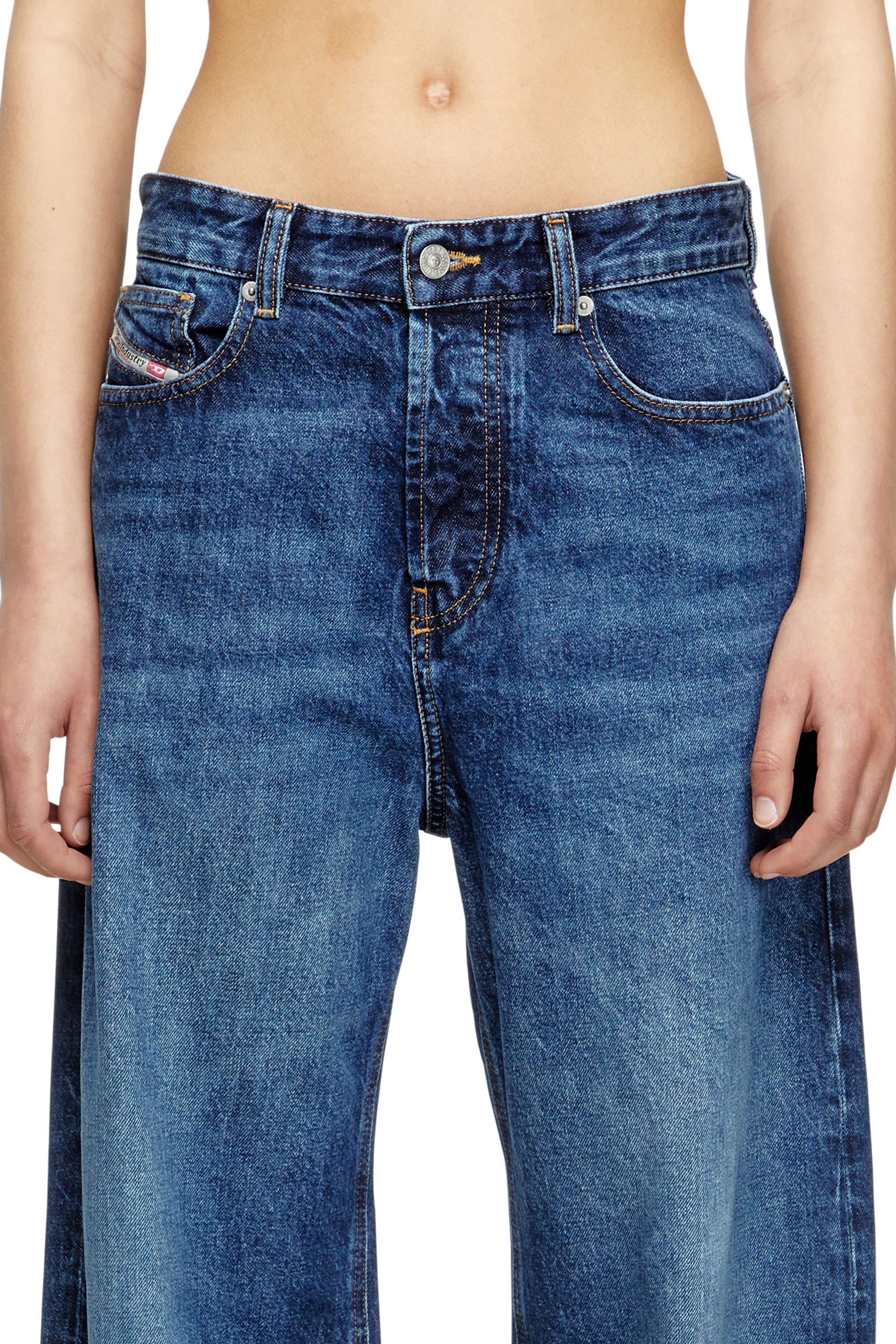 Diesel - Unisex's Relaxed Jeans 1996 D-Sire 09I27, Dark Blue - 4