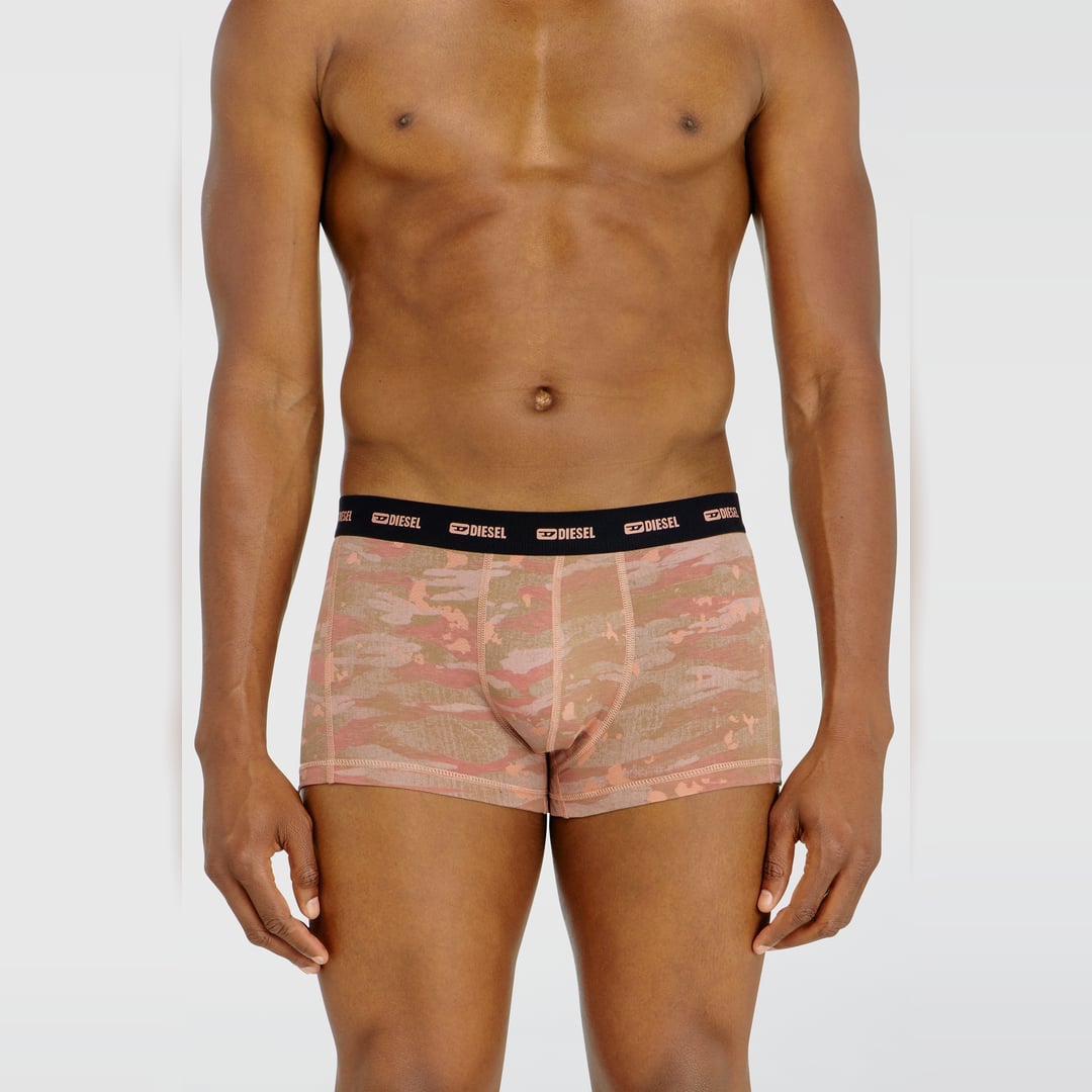 Diesel - Three-pack of boxer briefs plain and camo - Trunks - Man - Multicolor