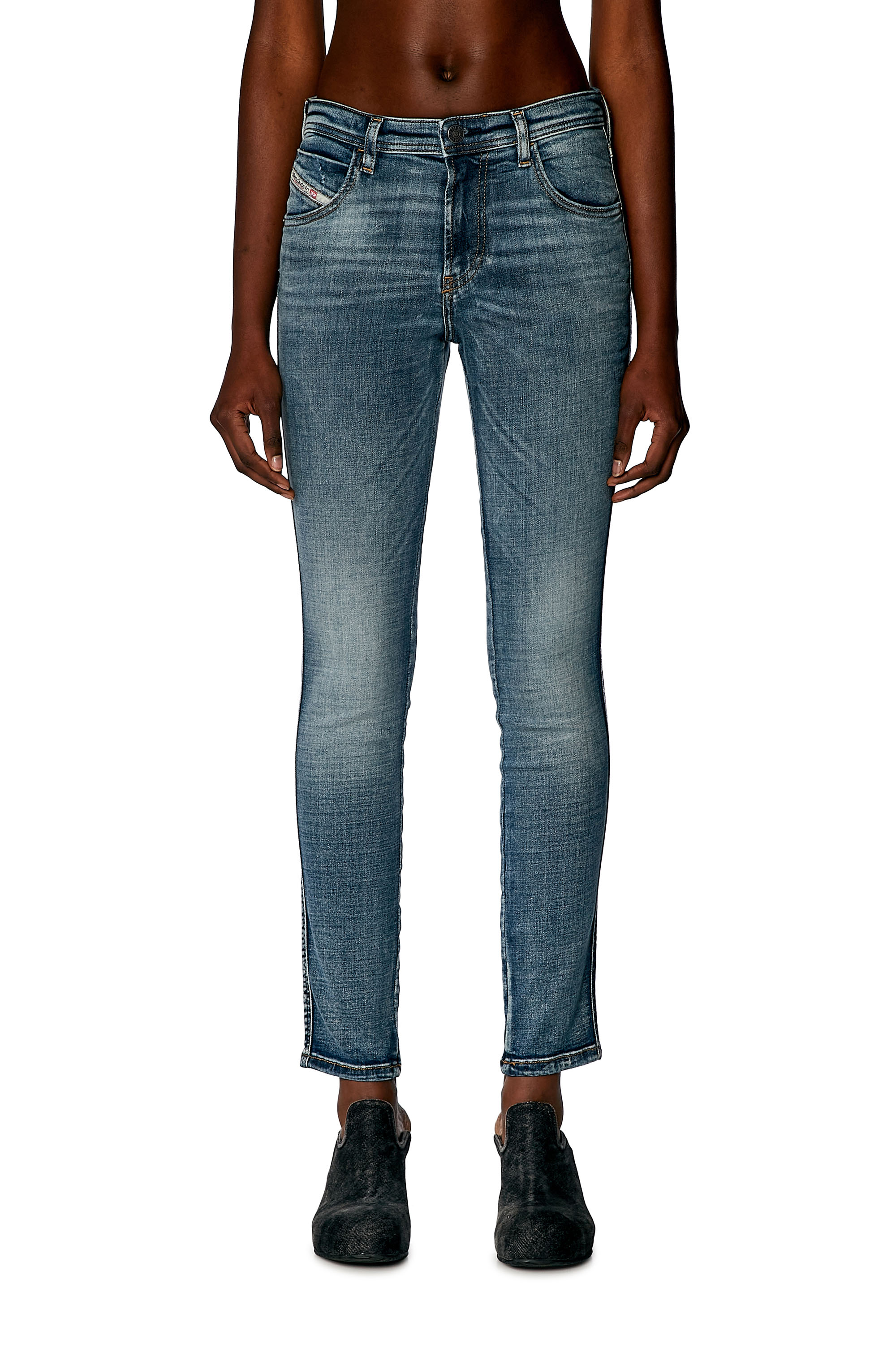 Diesel - Skinny Jeans - 2015 Babhila - Jeans - Damen - Blau