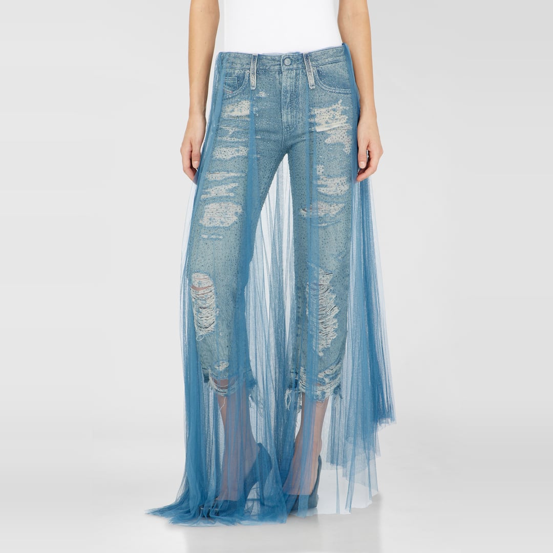 Diesel Regular Jeans Regular Waist D-Aisi, Medium blue, Zip fly
