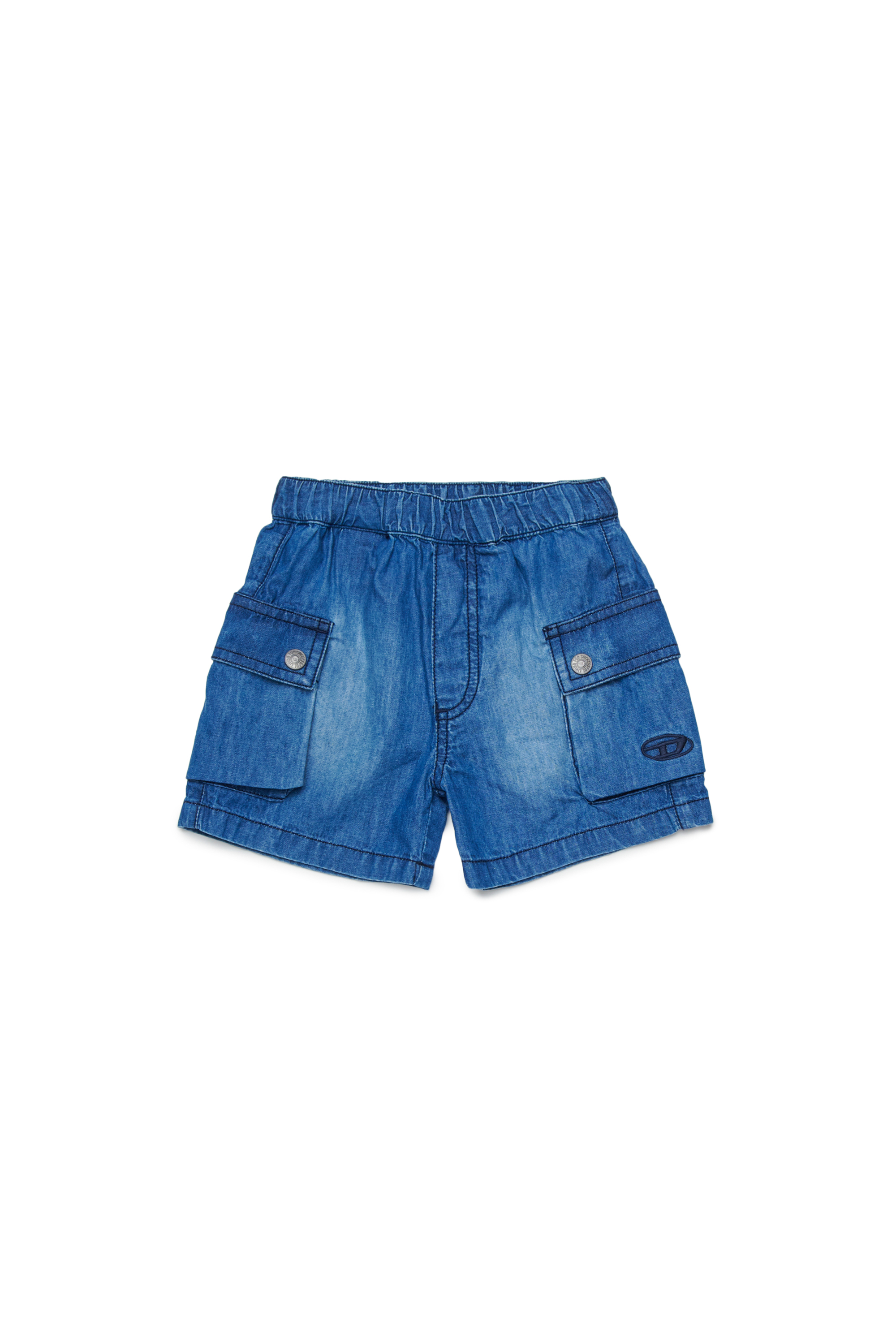 Diesel Blu Ragazzo - Shorts Di Jeans Con Tasche Cargo - Shorts - Uomo Taglia 9-12 Bambino