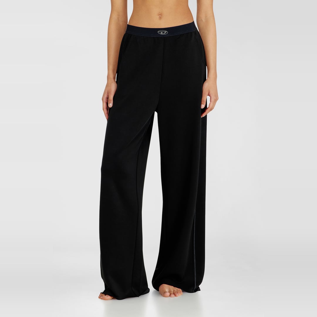 Diesel - Track pants in light stretch scuba - Pants - Woman - Black