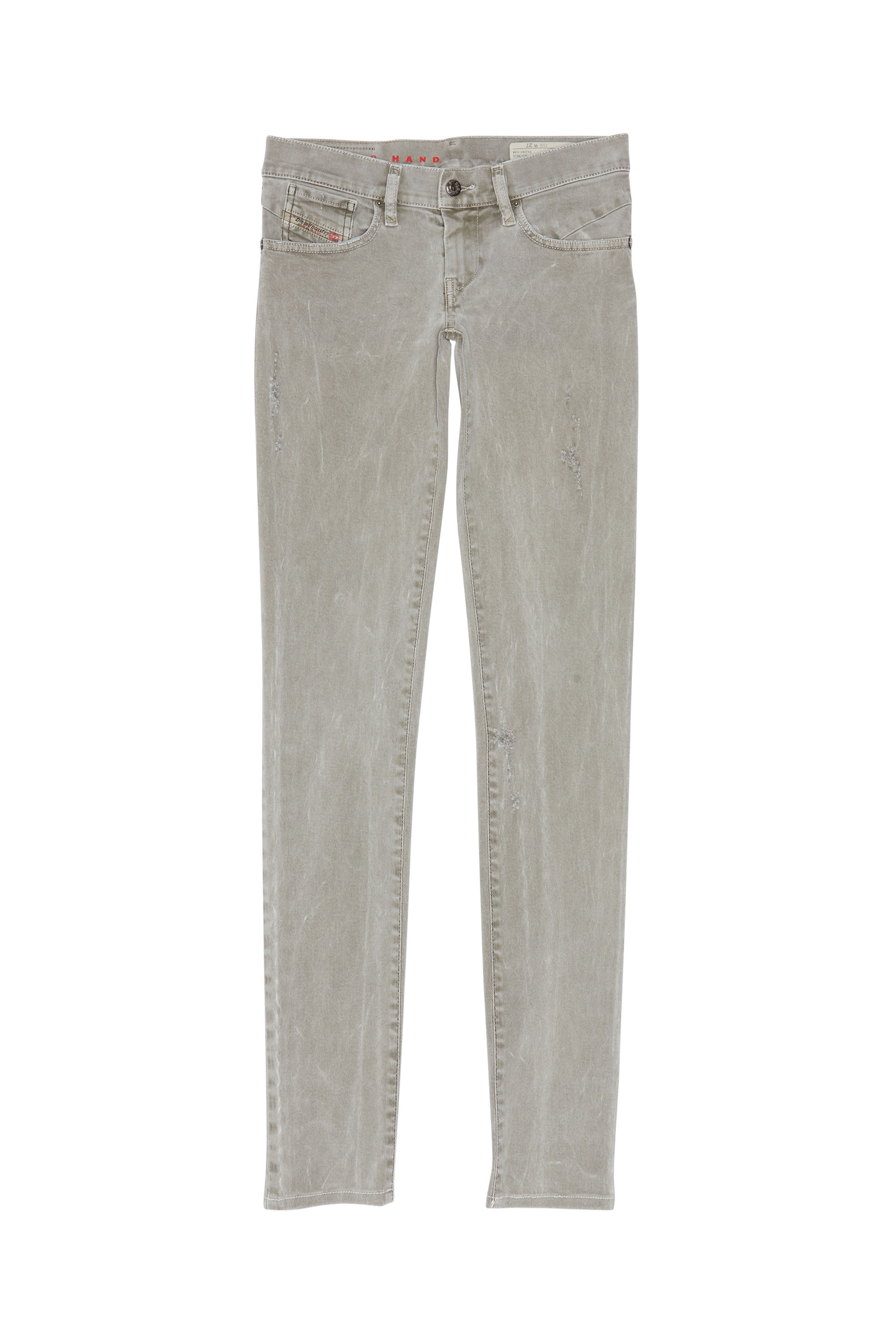 Shop Diesel Jeans Grigio Chiaro In Grey