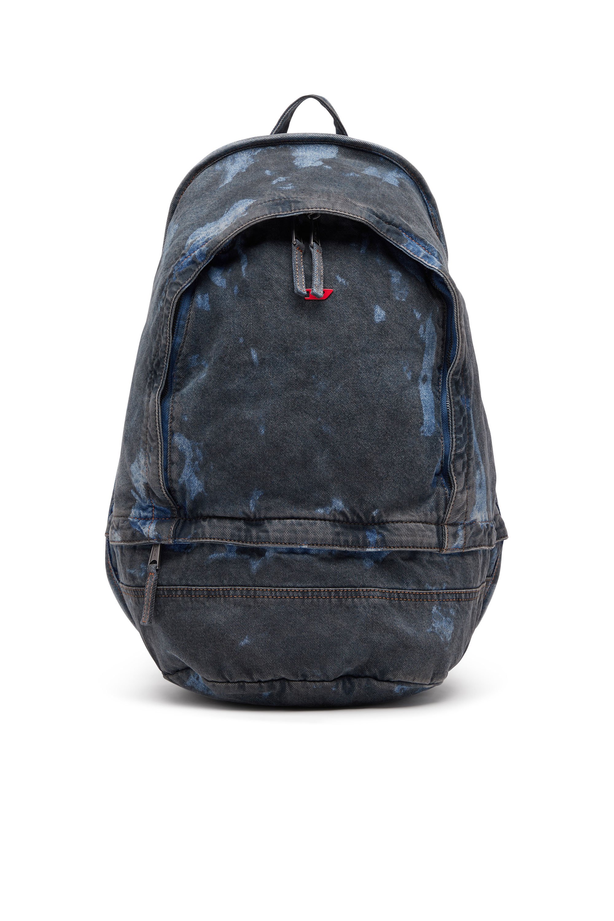 Diesel - Rave-Backpack in coated denim - Backpacks - Unisex - Blue