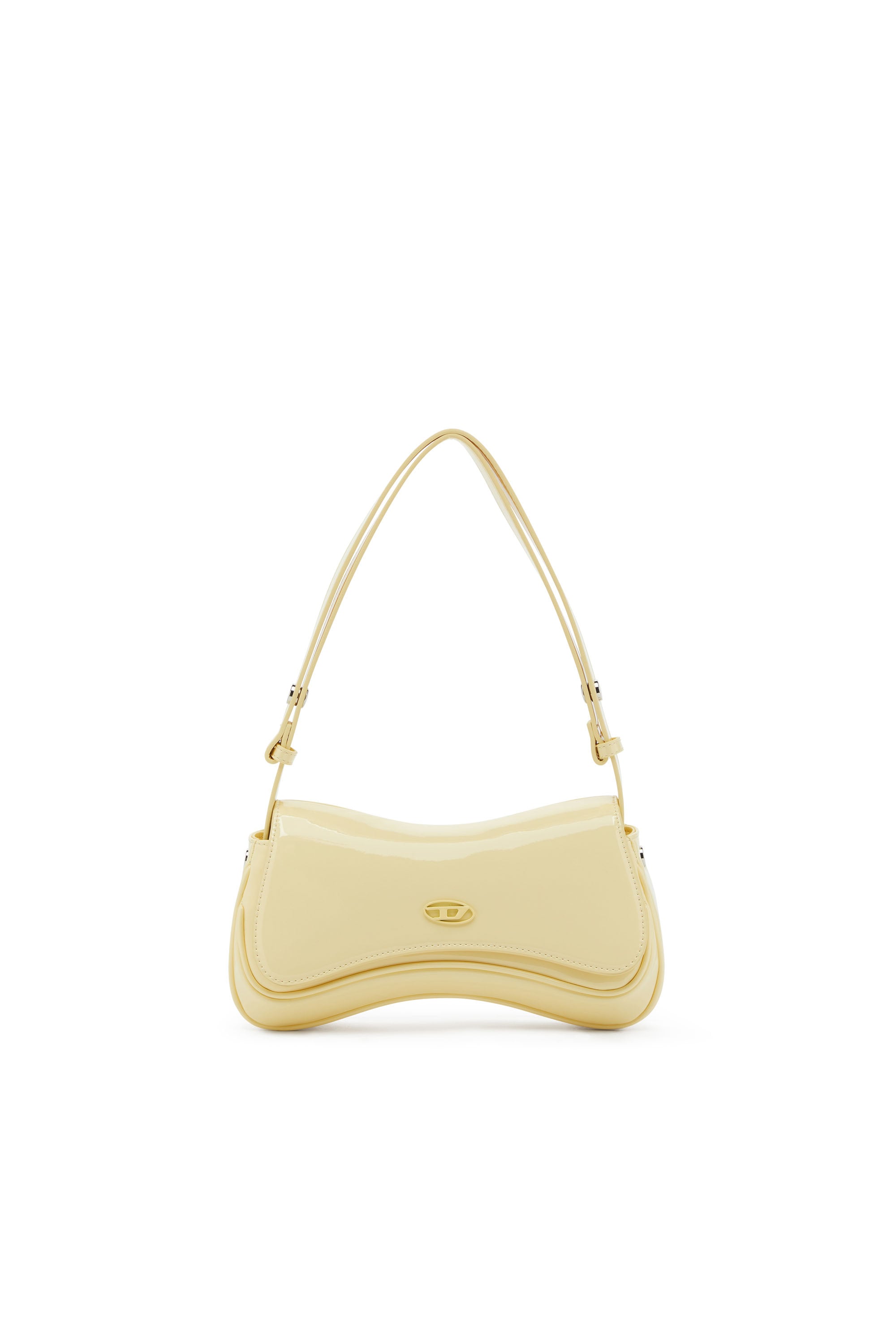 Diesel - Play-Clutch in glossy PU - Clutches - Woman - Yellow