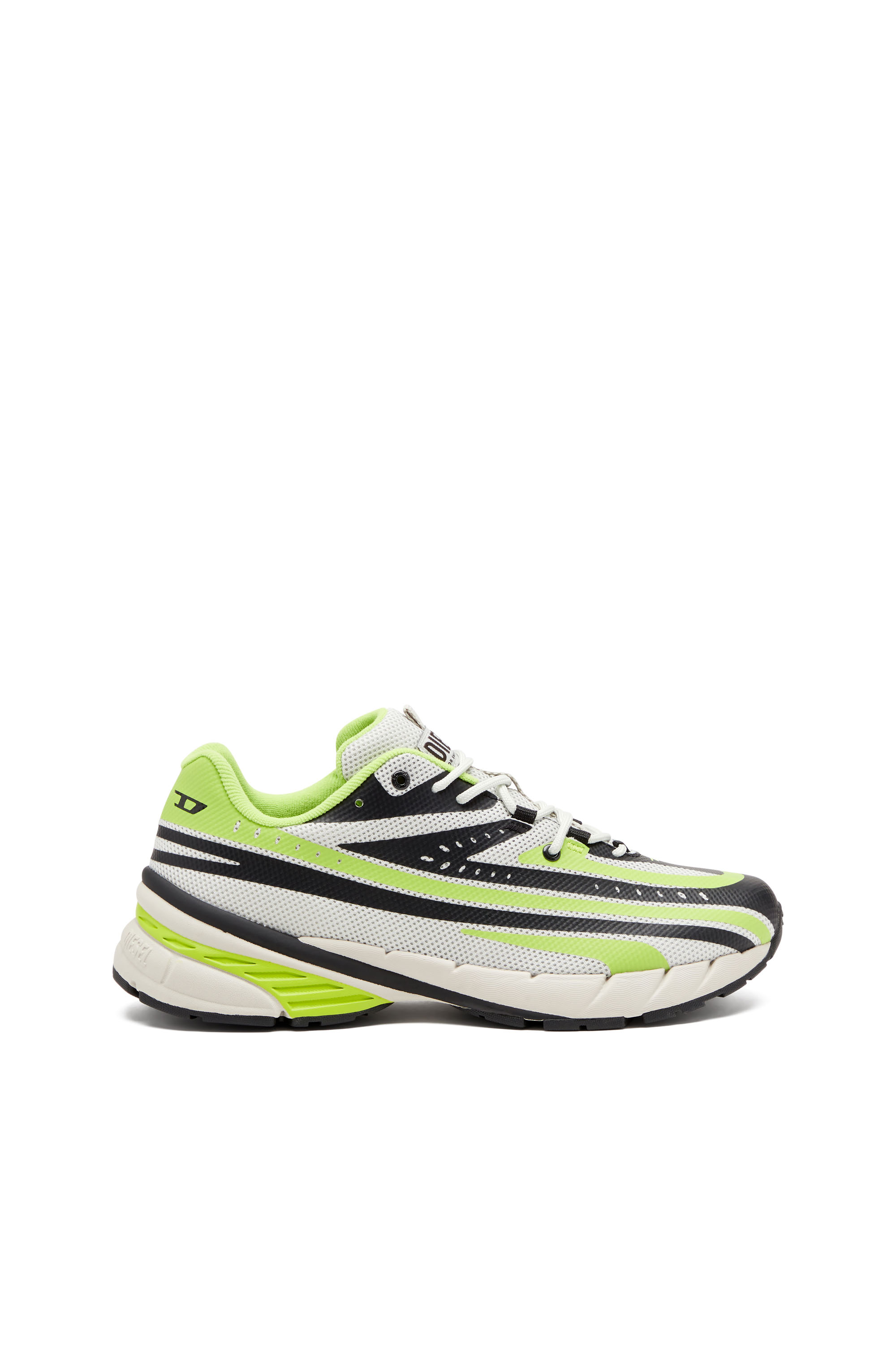 Diesel - D-Airspeed Low-Striped sneakers in coated mesh - Sneakers - Man - Multicolor