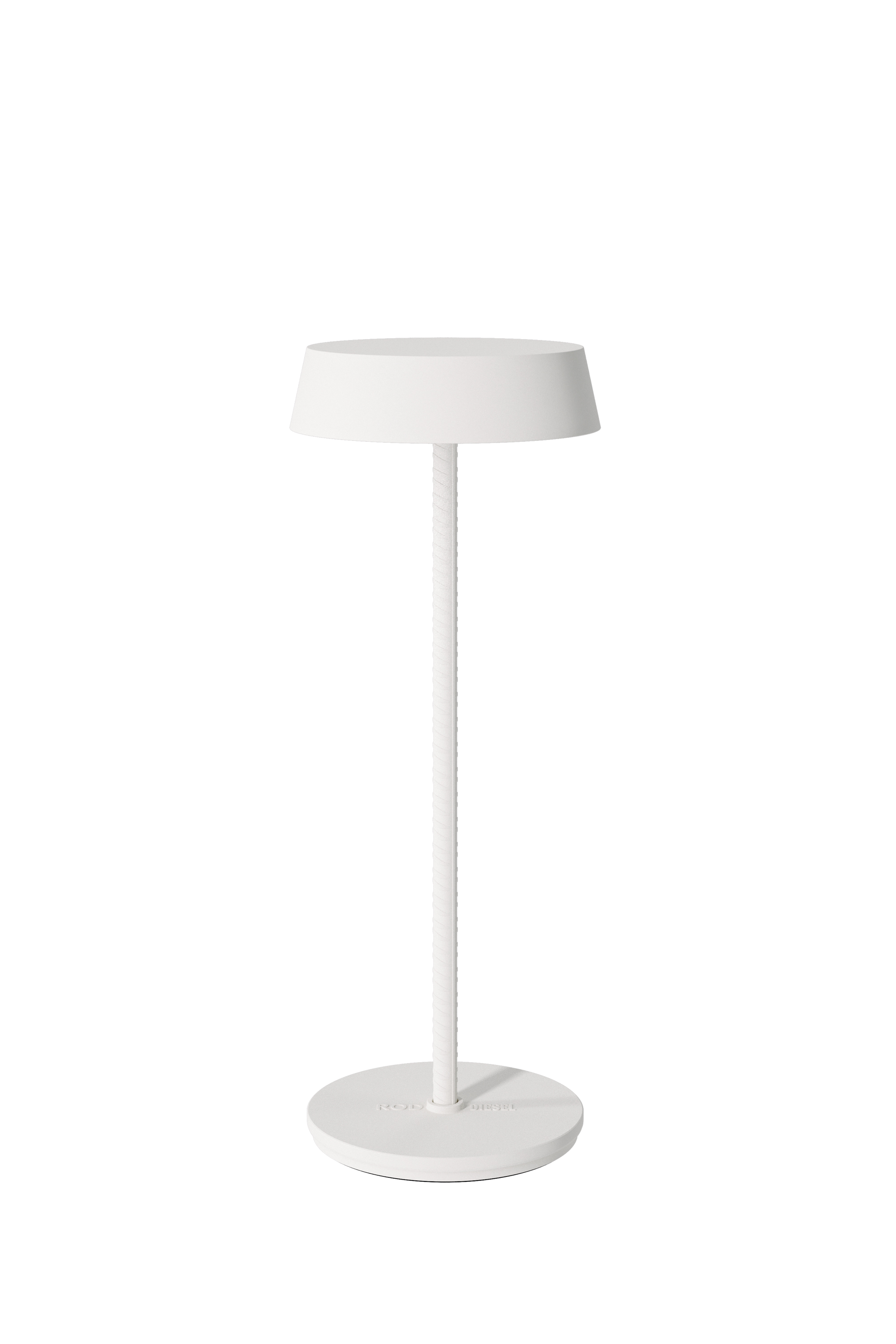 Diesel Unisex White - Portable And Rechargeable Lamp - Lighting 35.6Cm