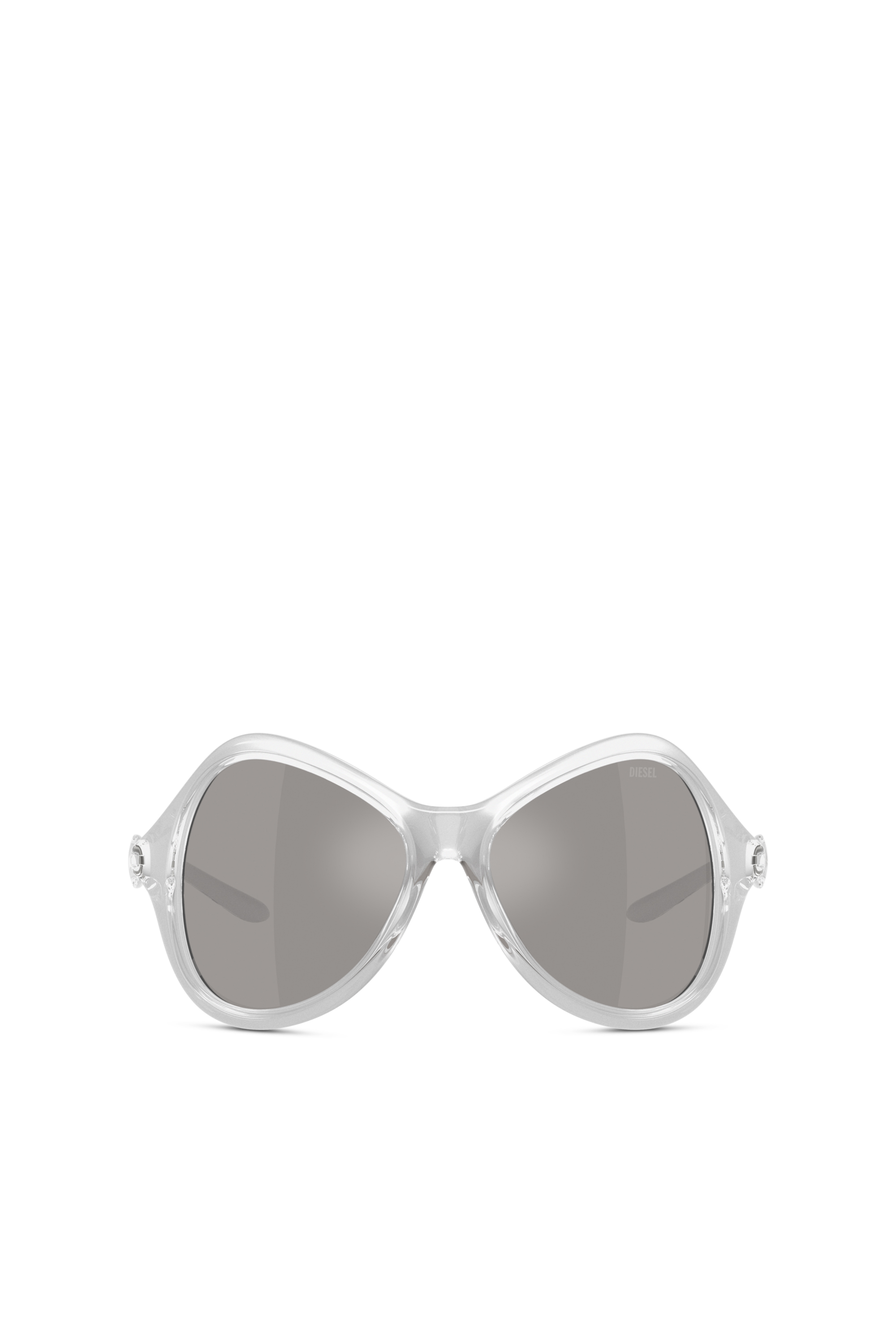 Diesel Unisex Grey - Cat-Eye Style Sunglasses - Sunglasses Size 53