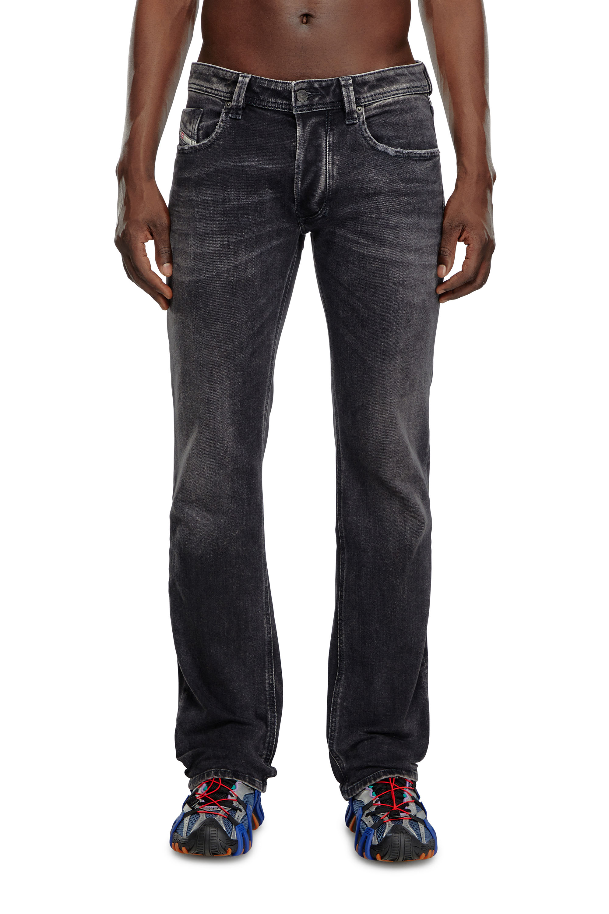 Diesel Straight Jeans In Grey