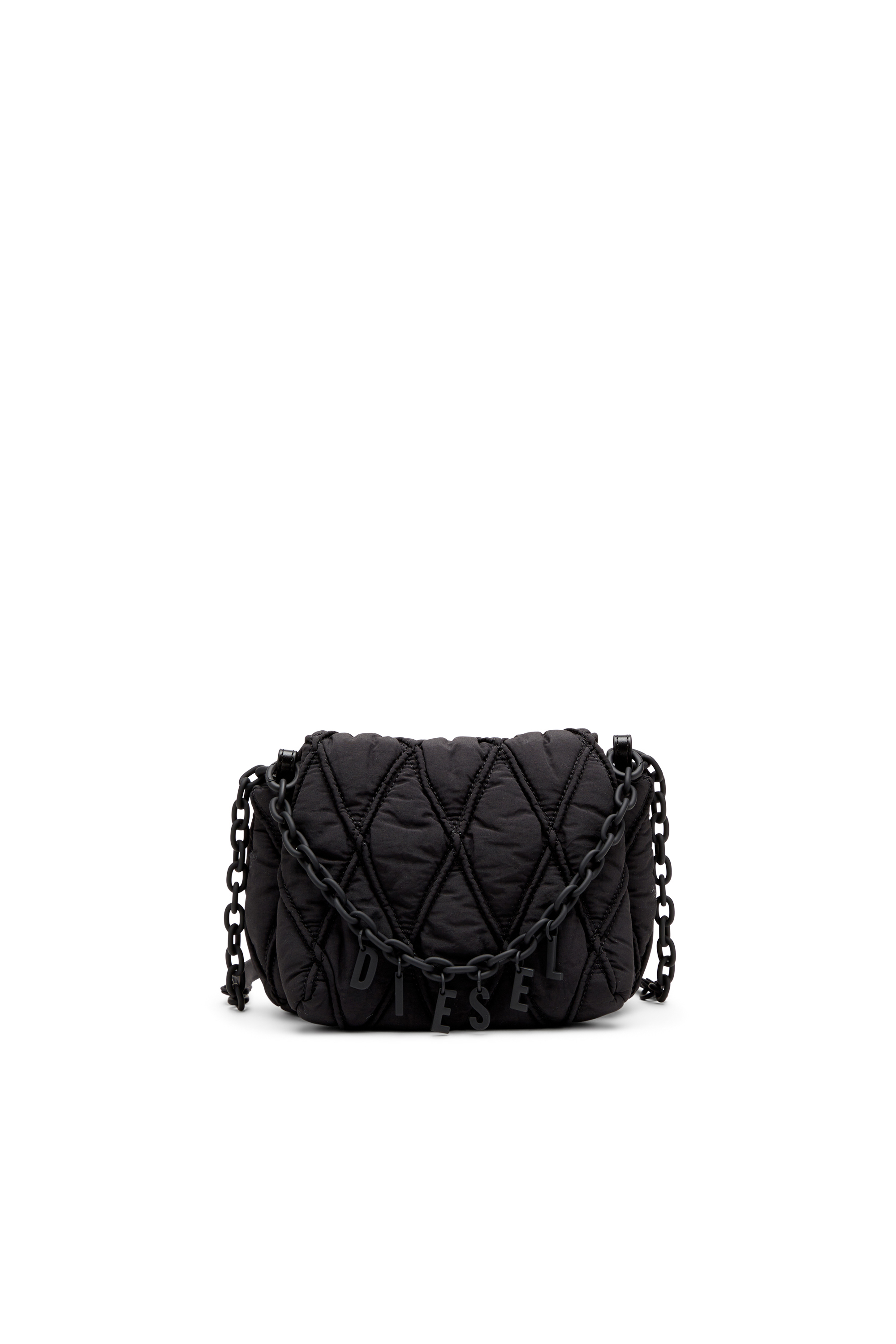 Diesel Mujer Negro - Charm-D S-Bolso De Hombro Pequeño De Nailon Acolchado - Bolsos Al Hombro Uni