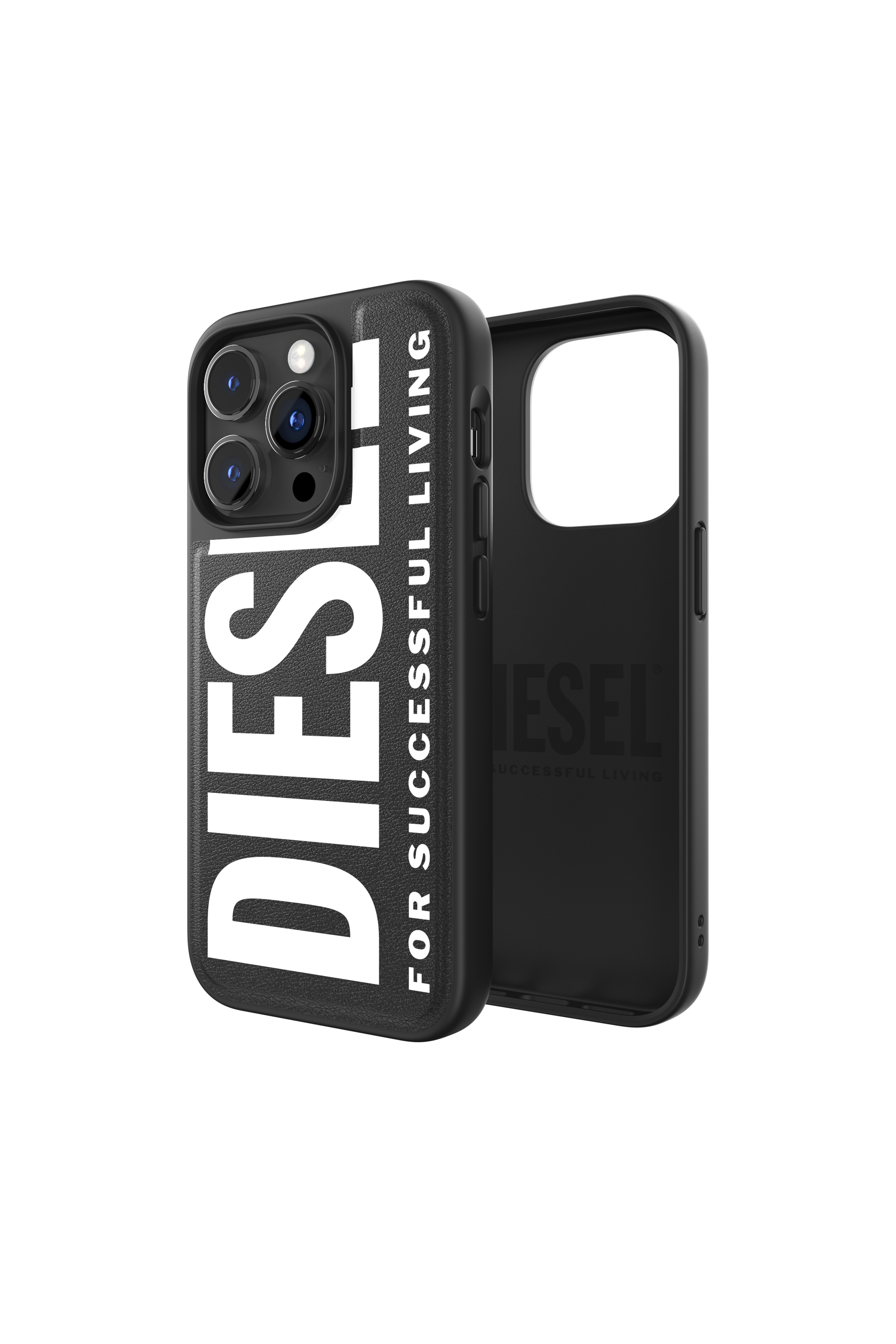 Diesel - Custodia sagomata per iPhone 14 Pro - Cover - Unisex - Nero