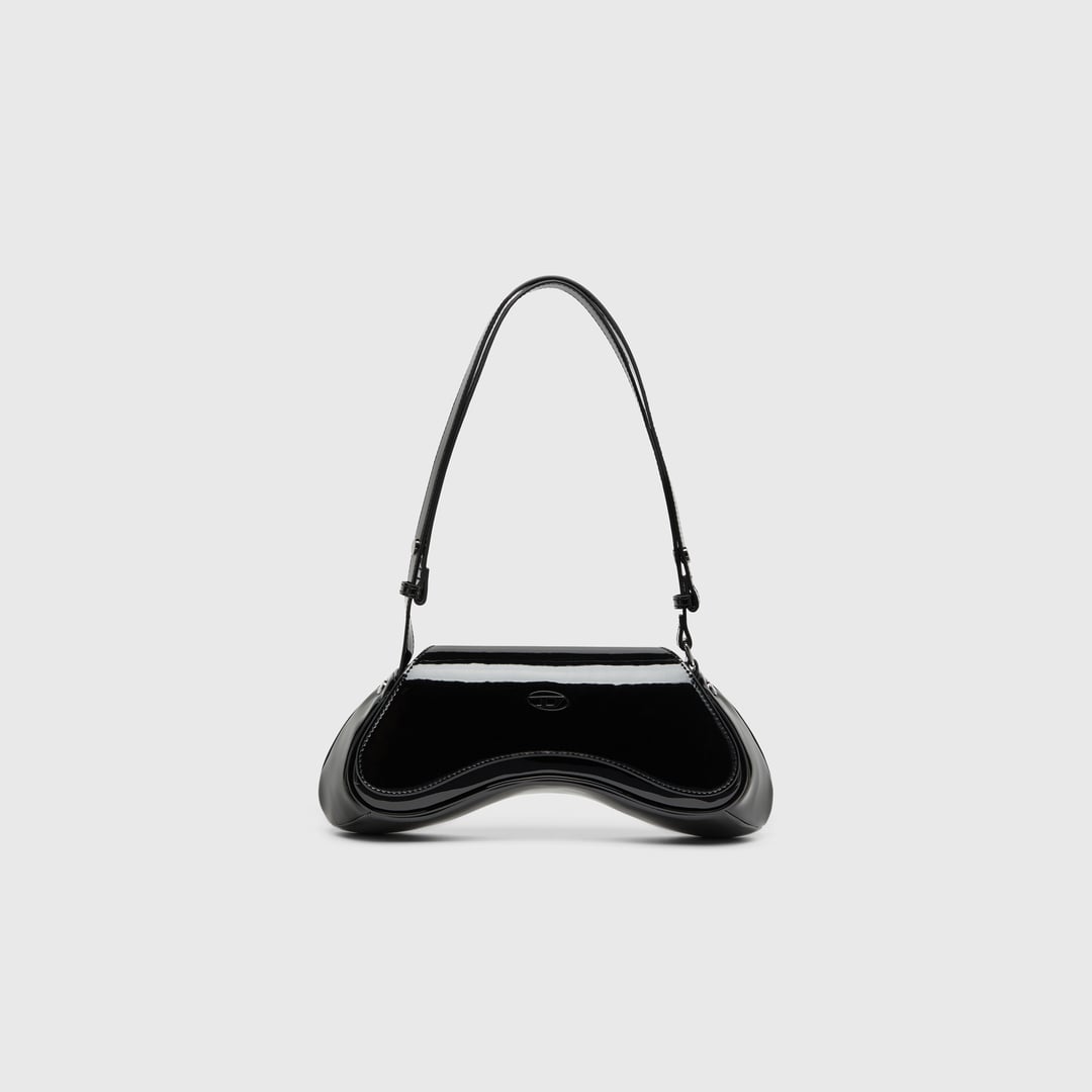 Diesel - Play-Glossy crossbody bag - Crossbody Bags - Woman - Black