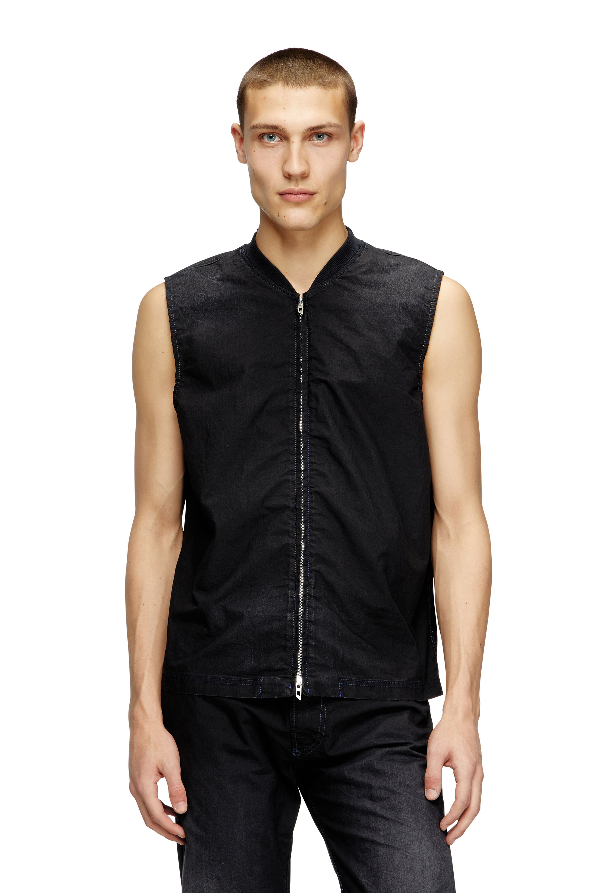 Diesel Sleeveless Technical Jogg Jeans Vest