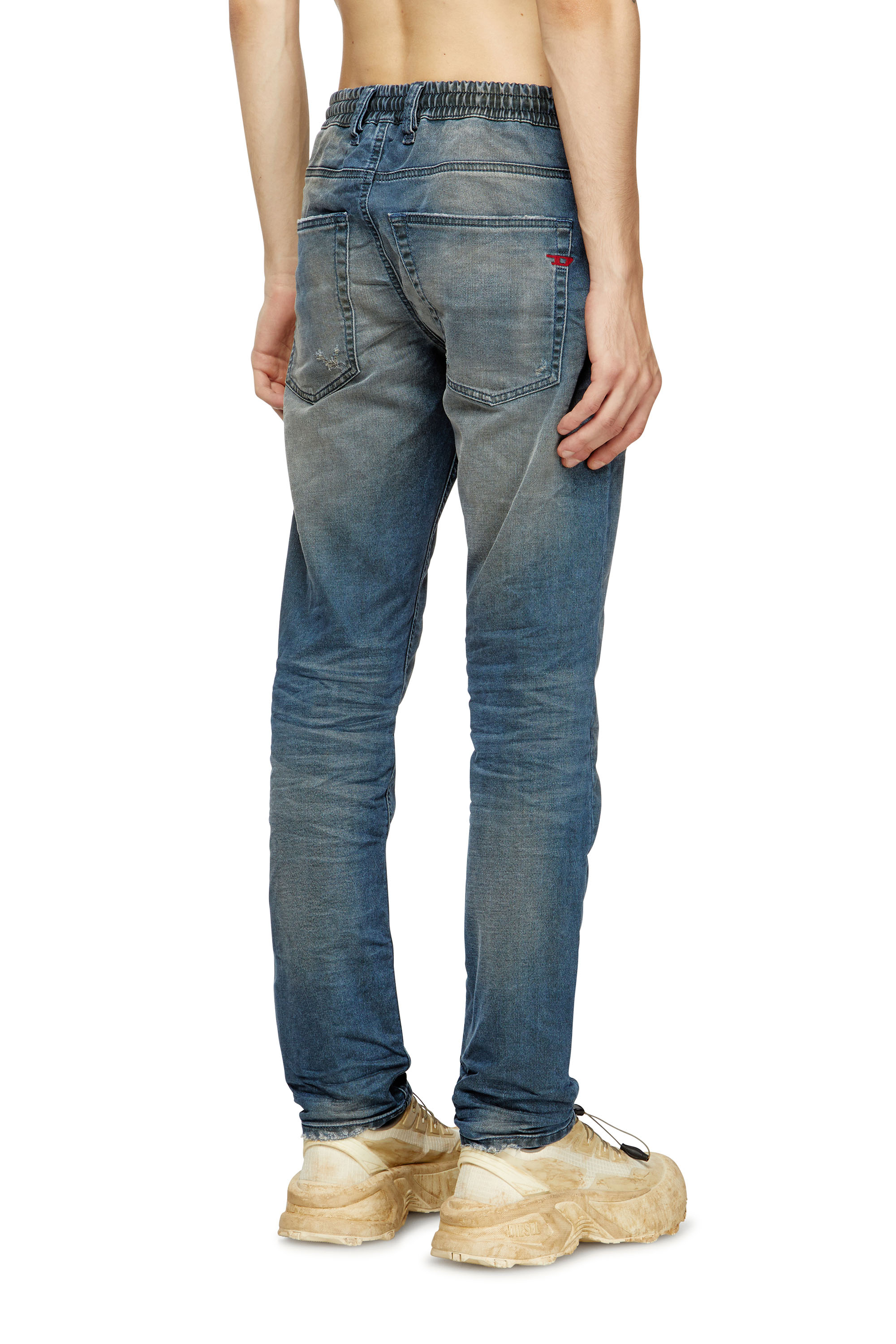 Diesel - Man's Regular 2032 D-Krooley Joggjeans® 068SC, Dark Blue - 4