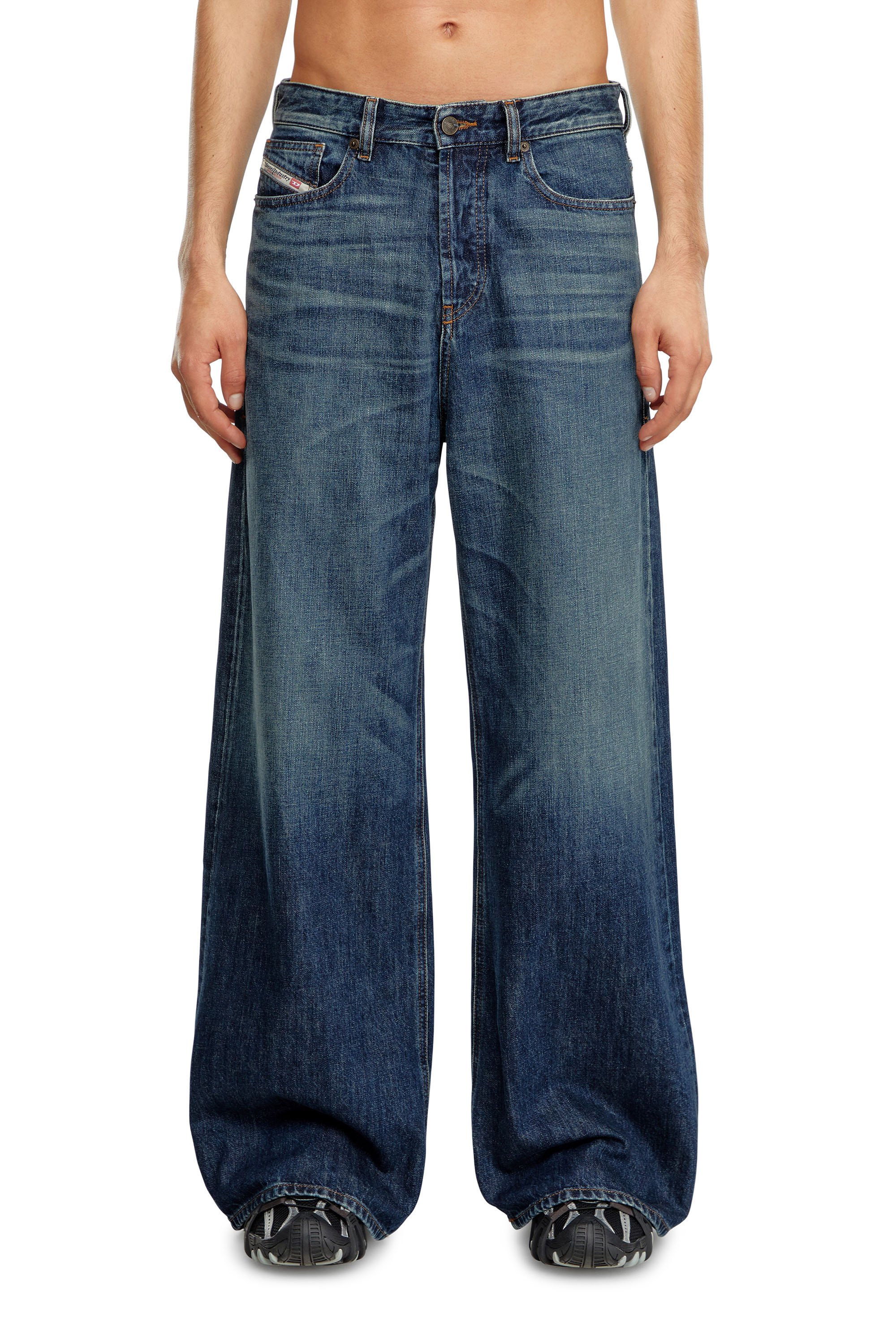 Diesel - Woman's Relaxed Jeans 1996 D-Sire 09H59, Dark Blue - 4