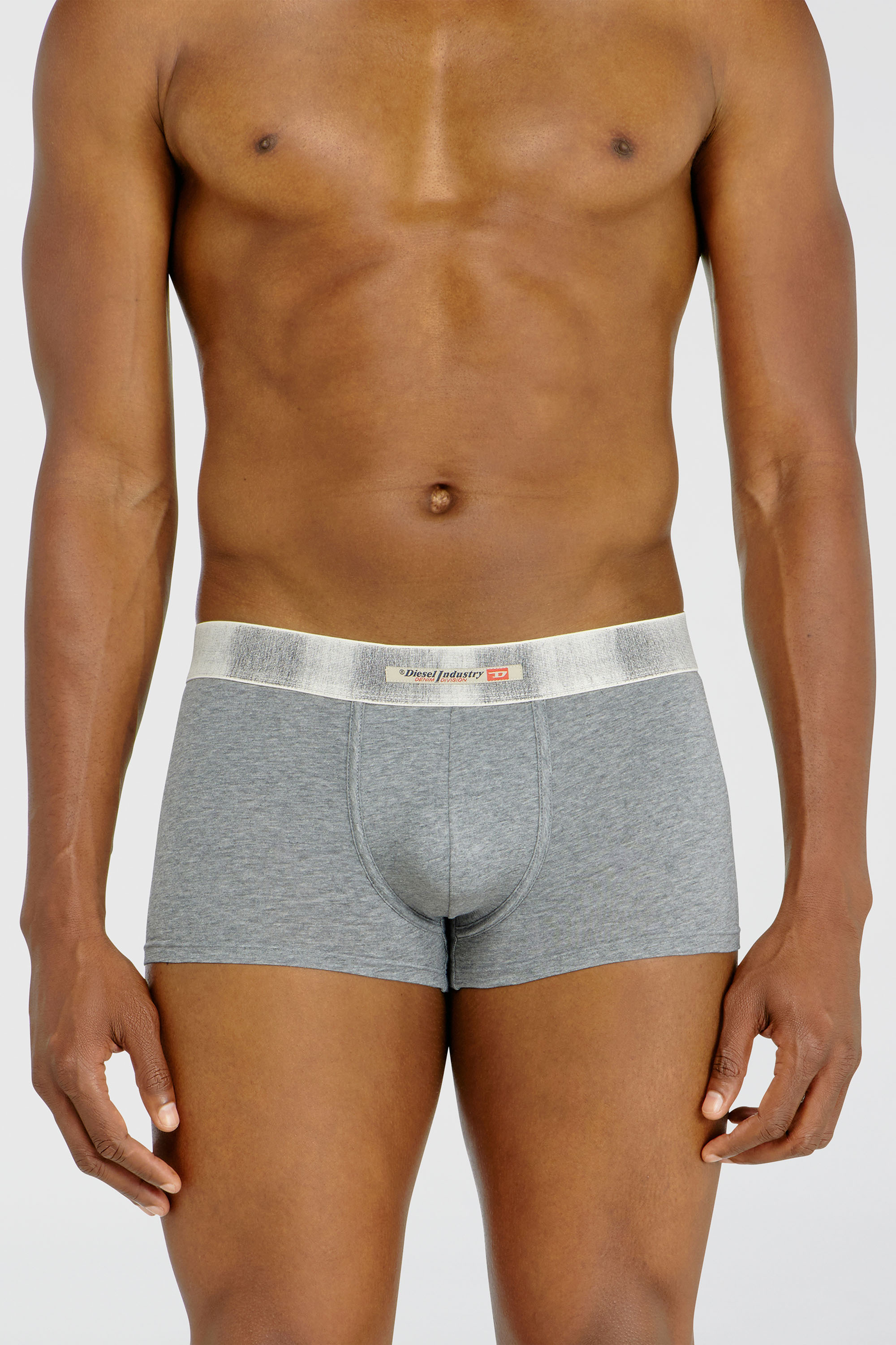 Diesel - Three-pack of stretch cotton boxer briefs with satin waistband - Trunks - Man - Multicolor