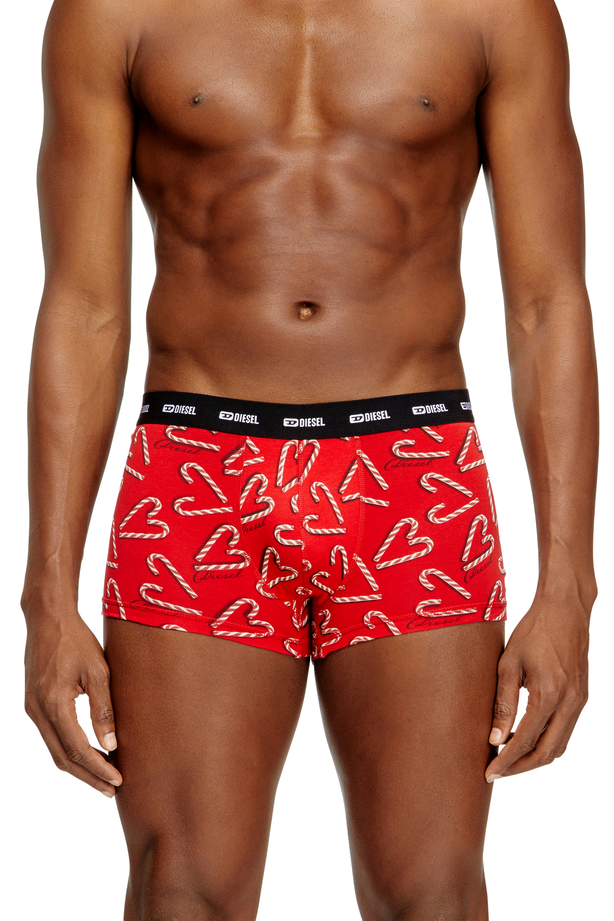 Diesel Men's Multicolor - Three-Pack Stretch-Cotton Boxer Briefs - Trunks - Man Xxl
