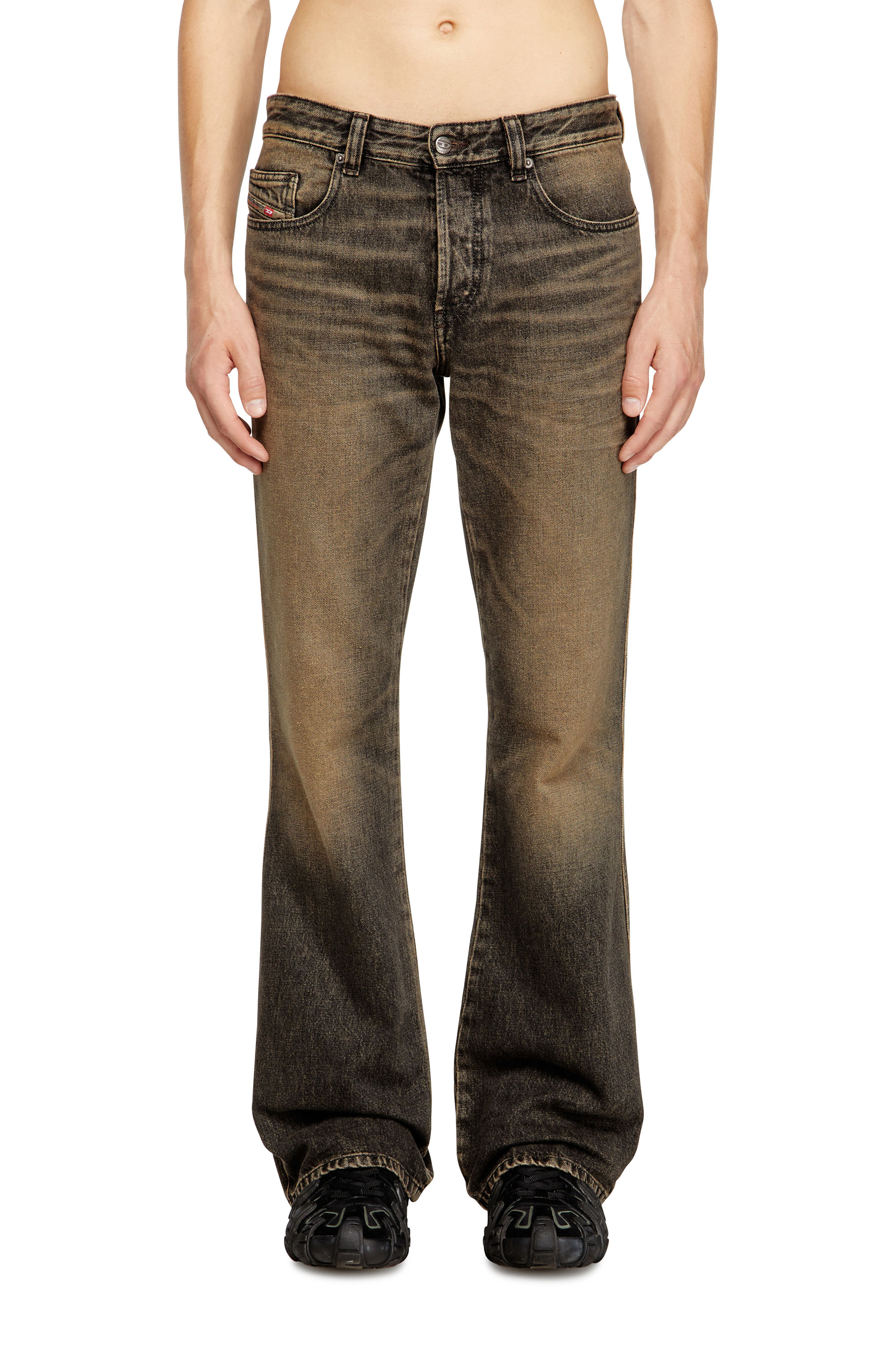 Diesel Bootcut Jeans In Brown
