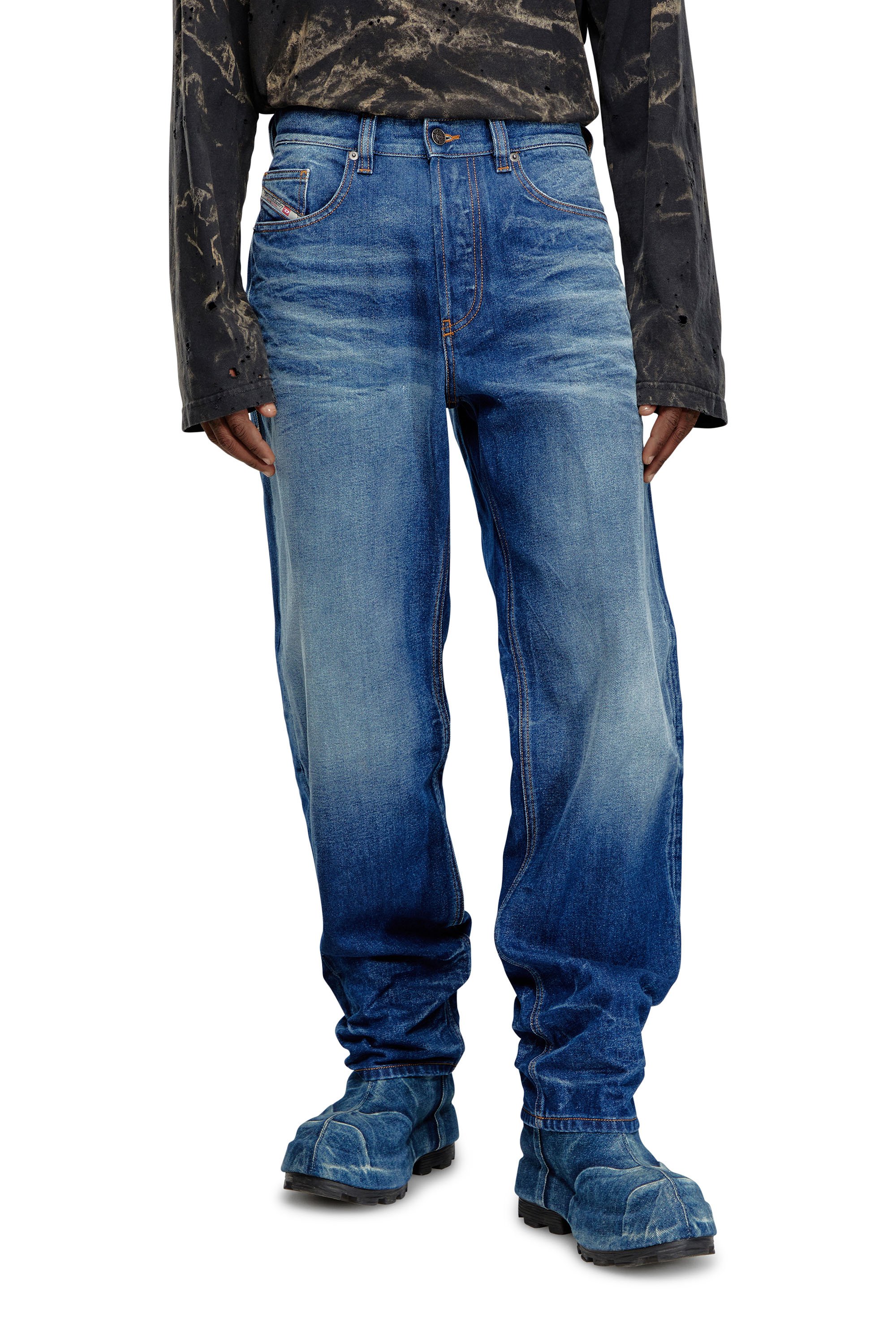 Diesel - Straight Jeans - 2010 D-Macs - Jeans - Herren - Blau
