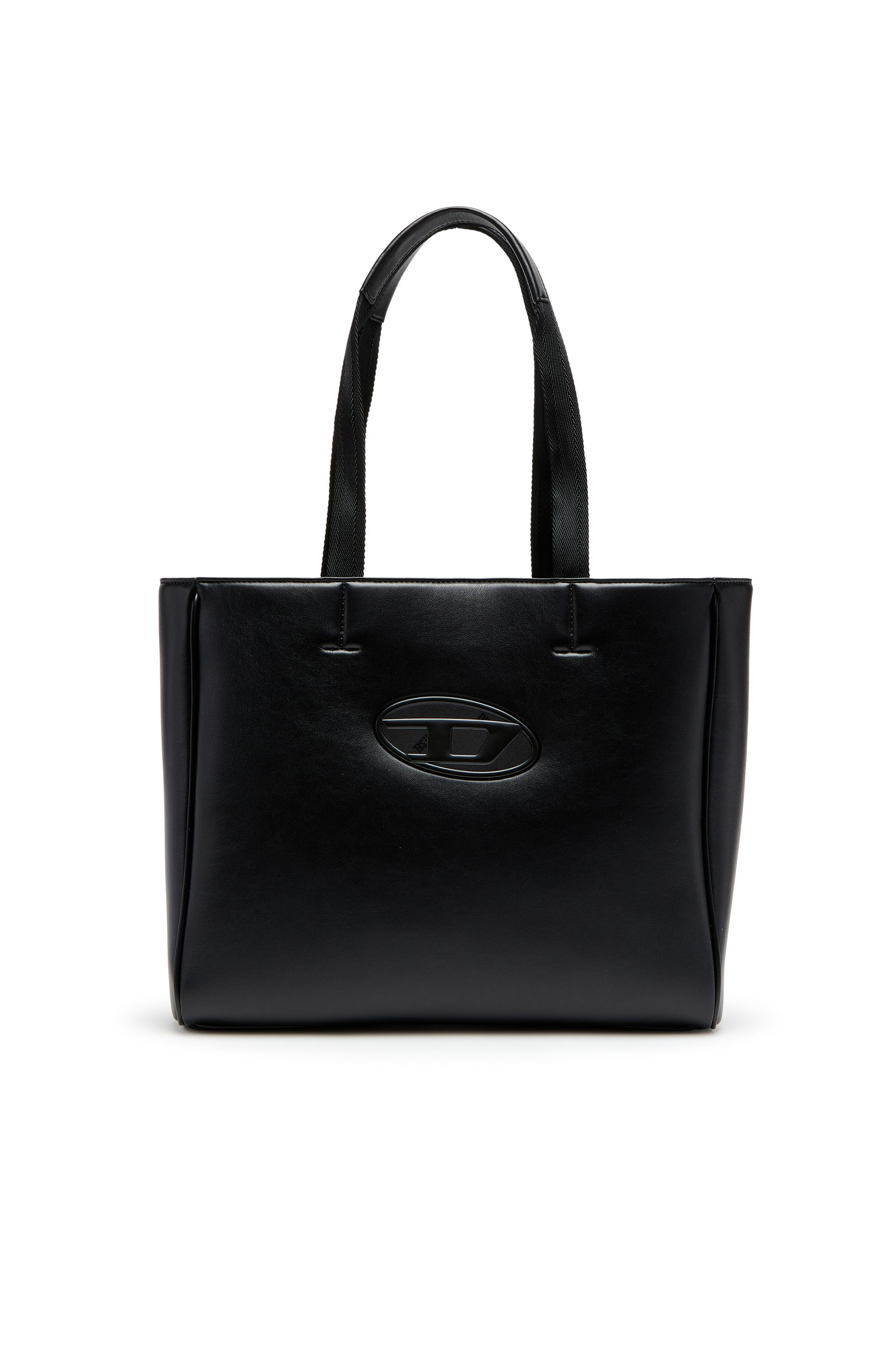 Diesel Unisex Black - Holi-D-Square Shopper In Bonded Neoprene - Shopping Bags Uni