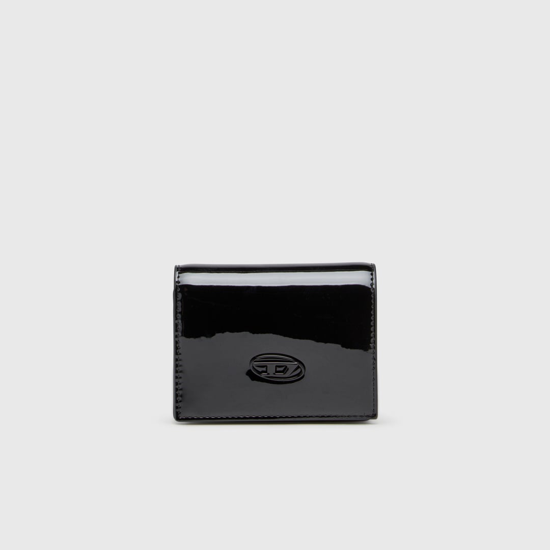 Diesel - Wallet in glossy PU - Small Wallets - Woman - Black