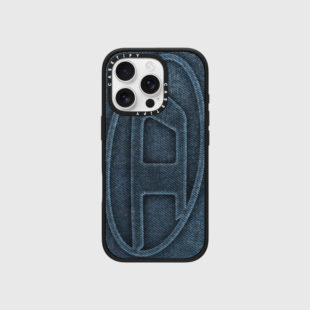 Diesel - Coque Oval D impact pour iPhone 16 Pro - Coques - Mixte - Bleu