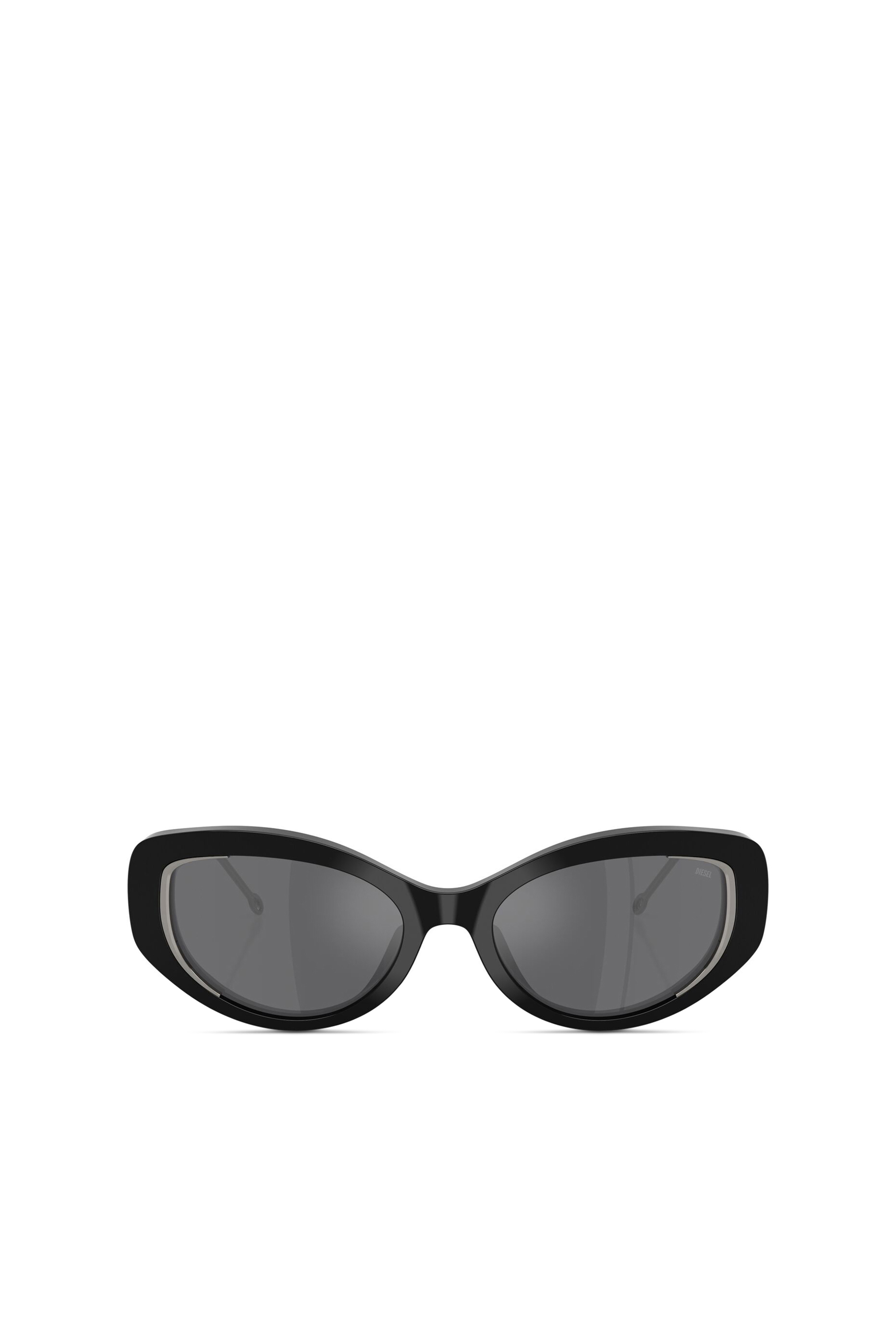 Diesel Unisex Grey - Cat-Eye Style Sunglasses - Sunglasses Uni