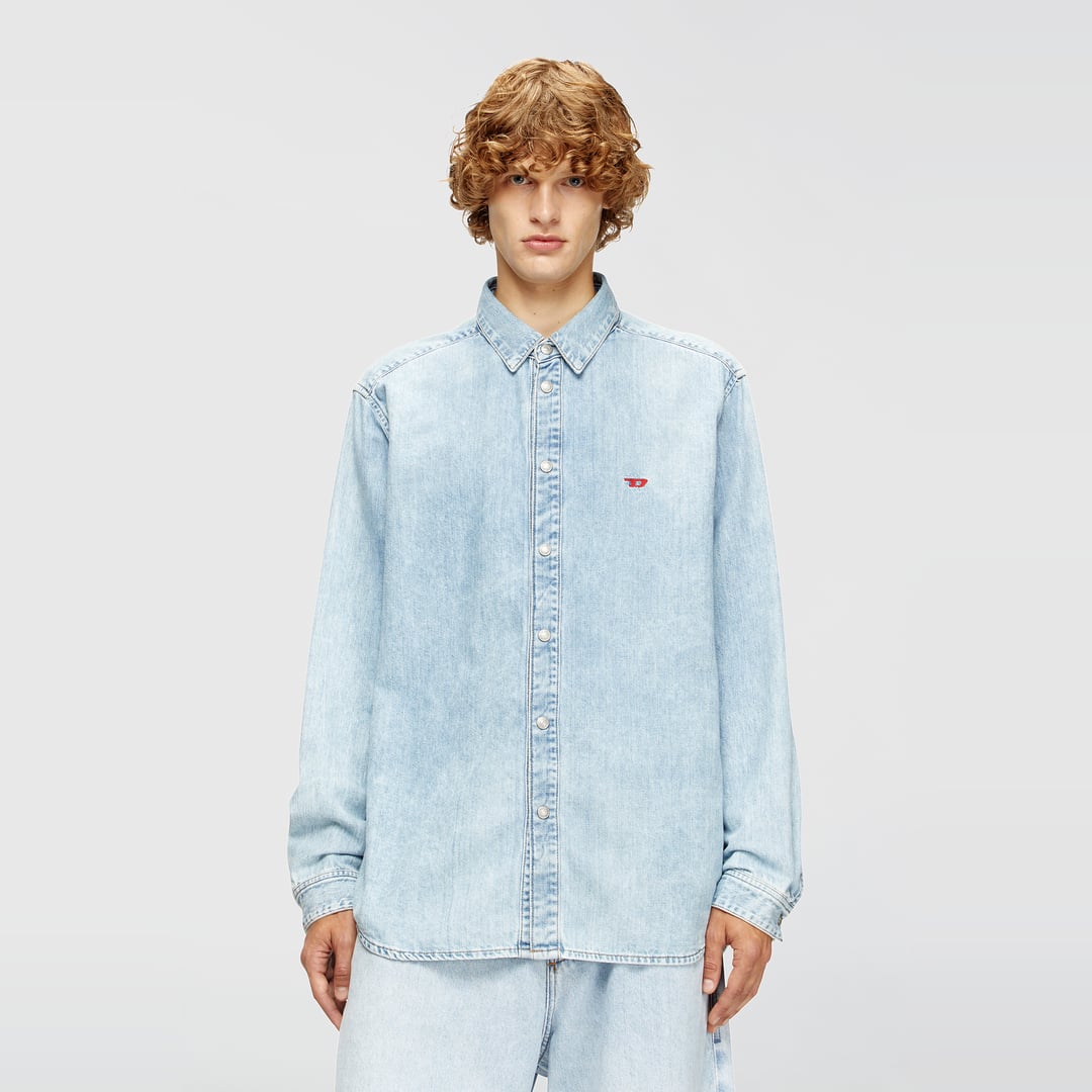 Diesel - Shirt in denim - Denim Shirts - Man - Blue