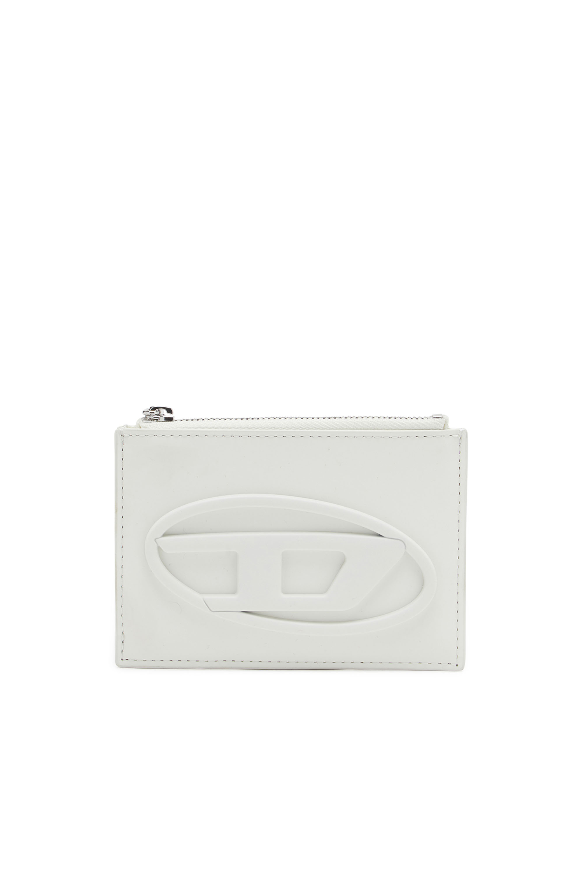 Diesel - Card holder in matte leather - Card cases - Woman - White