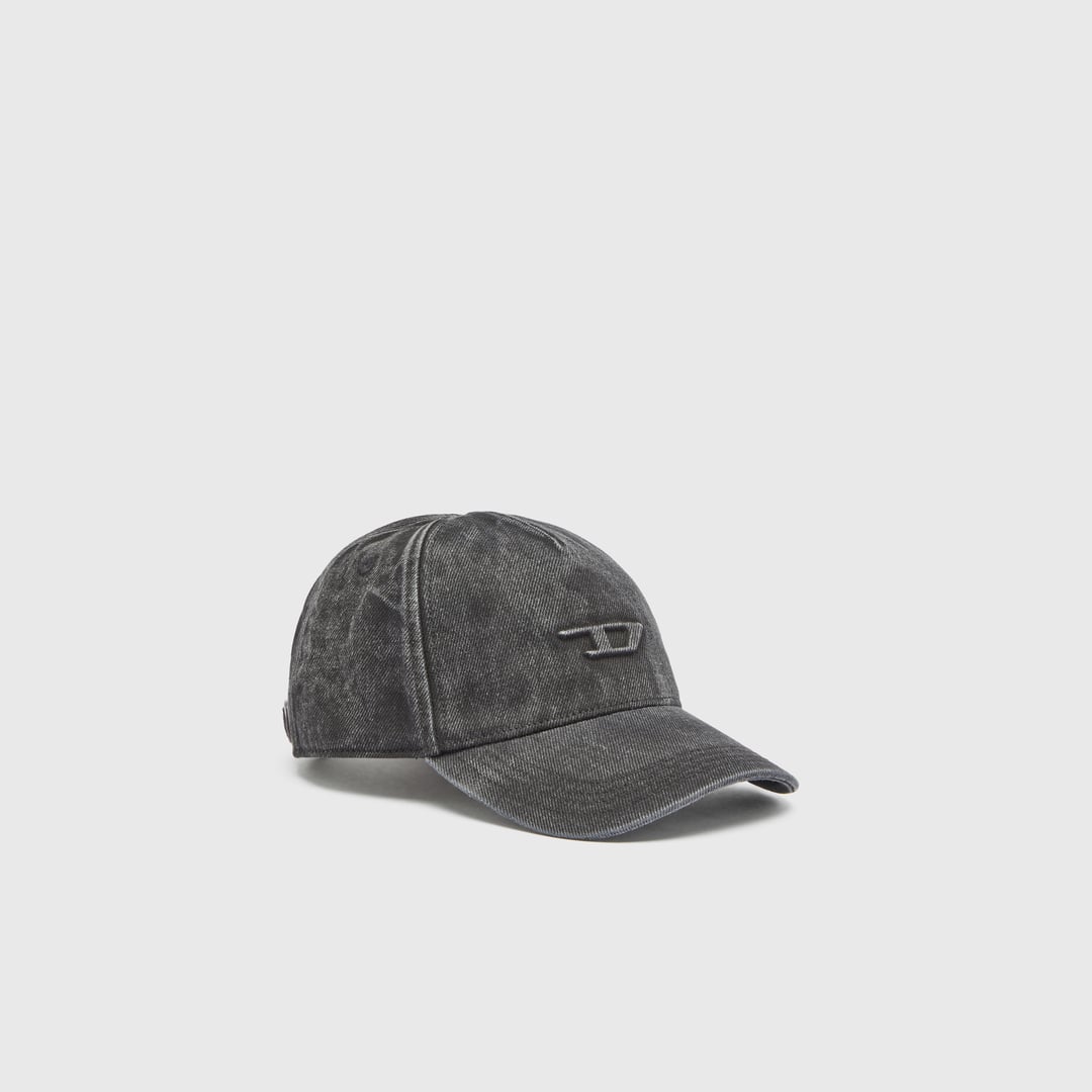 Diesel - Baseball cap with embossed D logo - Caps - Man