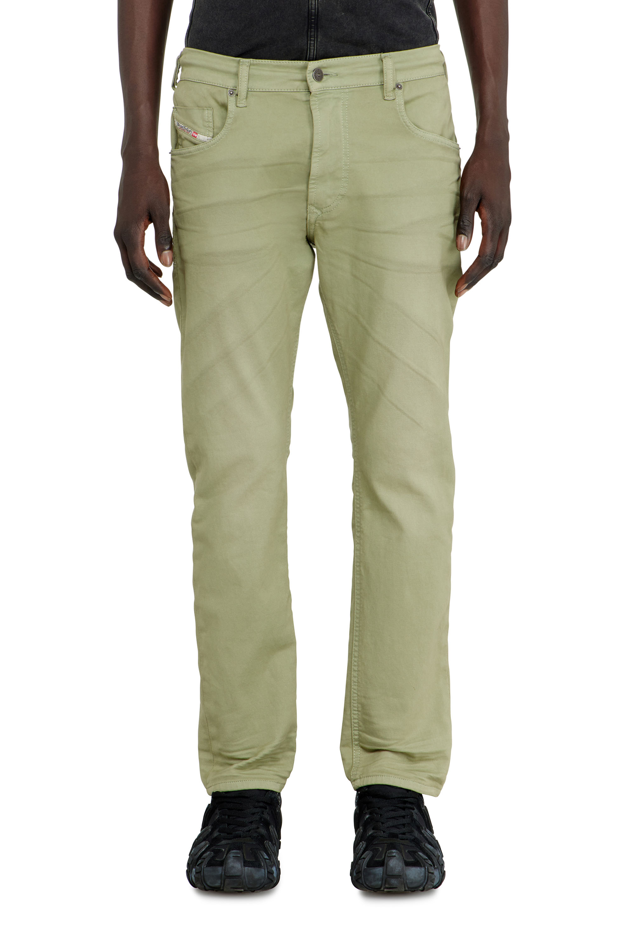 Diesel - Man's Regular 2032 D-Krooley-BW Joggjeans&reg; 0670M, Olive Green - 1