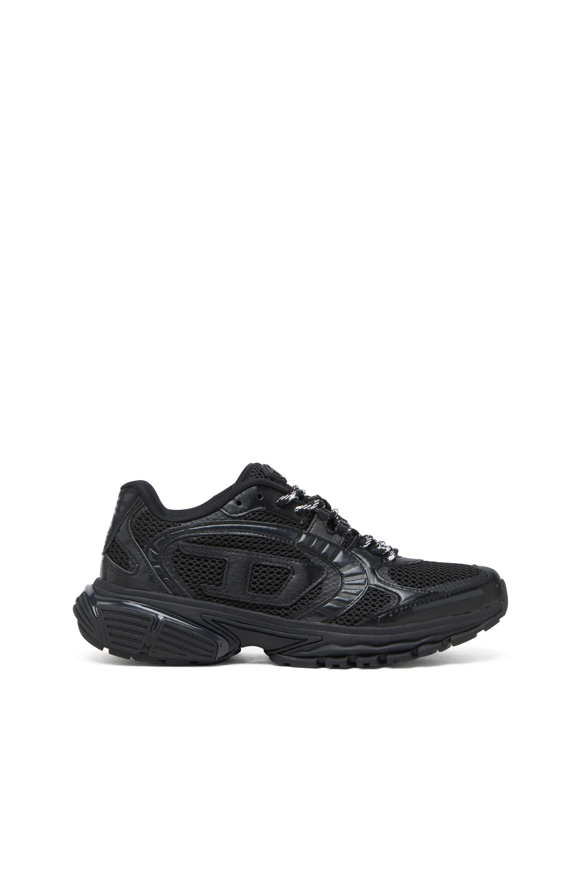 Diesel - S-Pro-V-Dense-Mesh sneakers with Oval D logo - Sneakers - Man - Black
