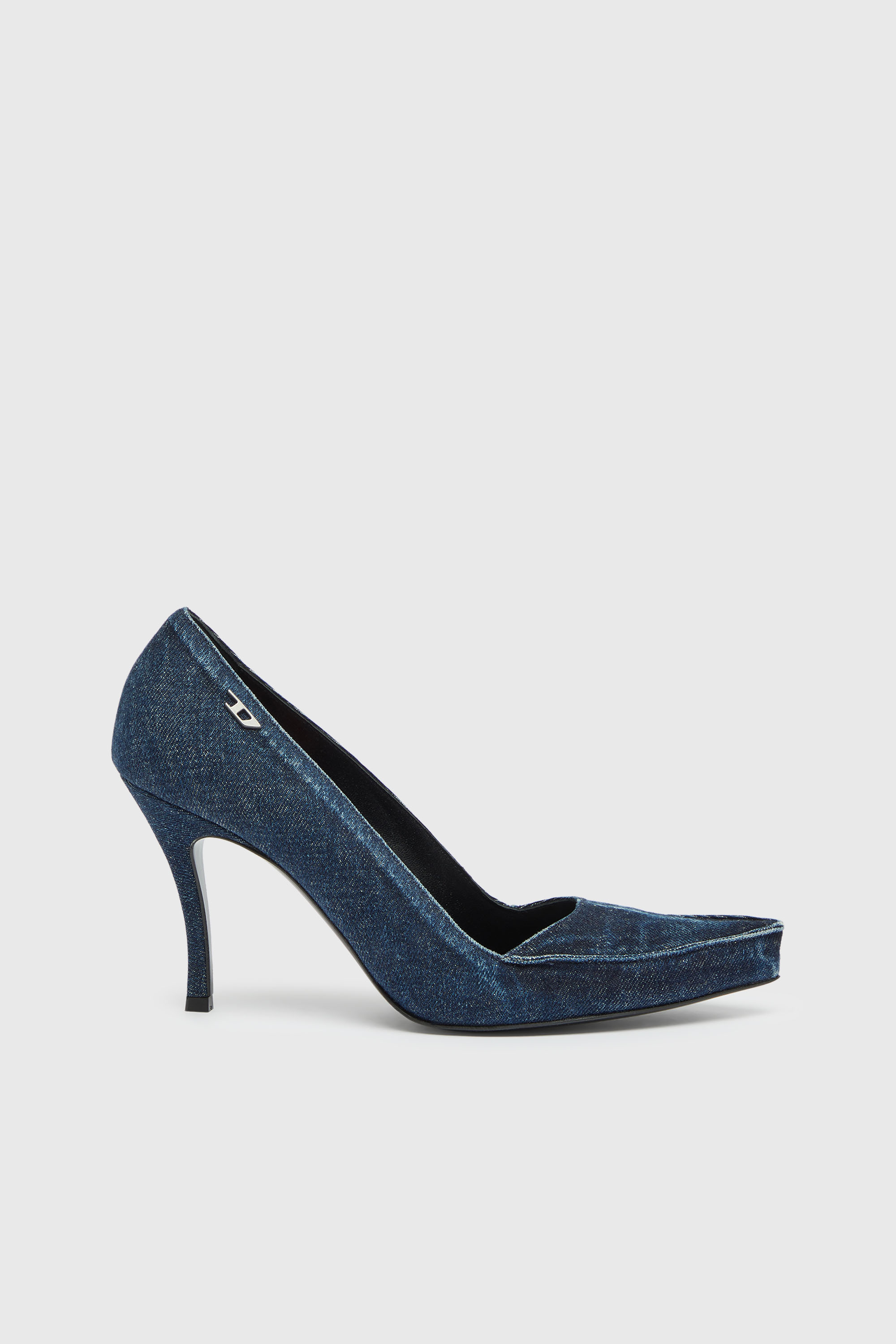 Diesel - D-Lucette-Pumps in denim - Heels - Woman - Blue