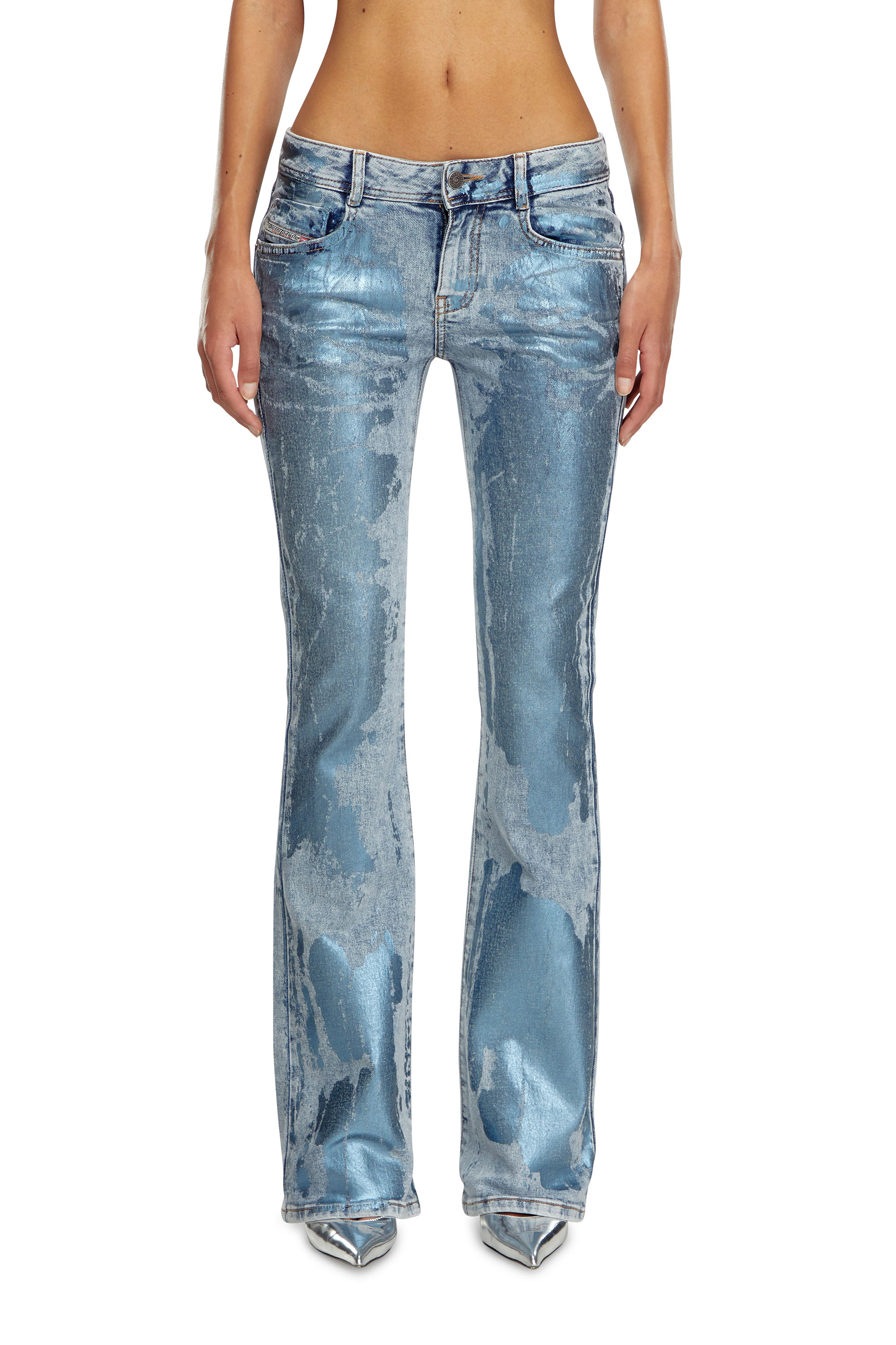 Shop Diesel Bootcut Jeans In Blue